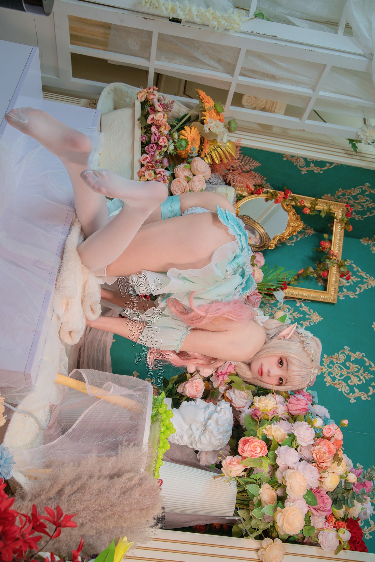 Cosplay 黏黏团子兔 豌豆公主的秘密花房の写真 31