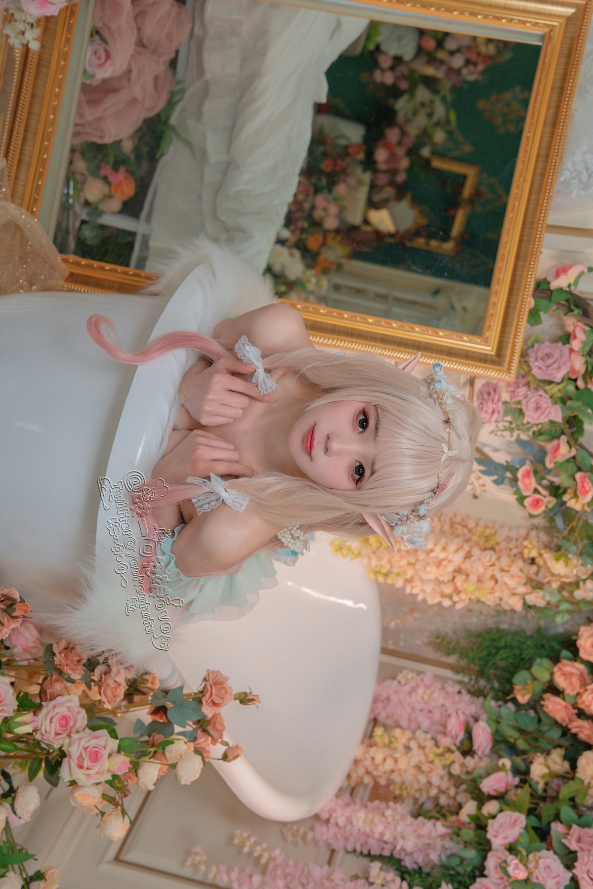 Cosplay 黏黏团子兔 豌豆公主的秘密花房の写真 32