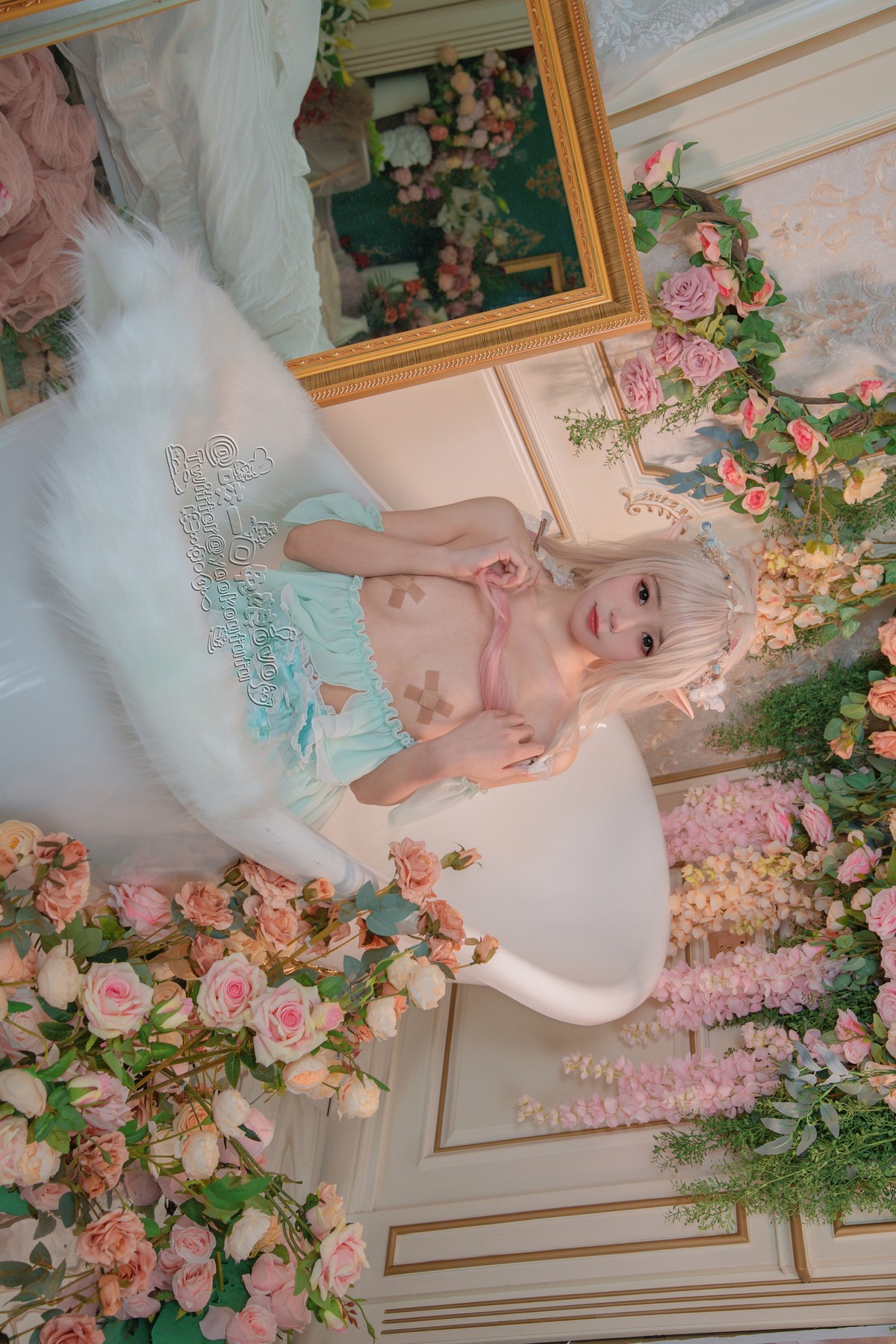 Cosplay 黏黏团子兔 豌豆公主的秘密花房の写真 33