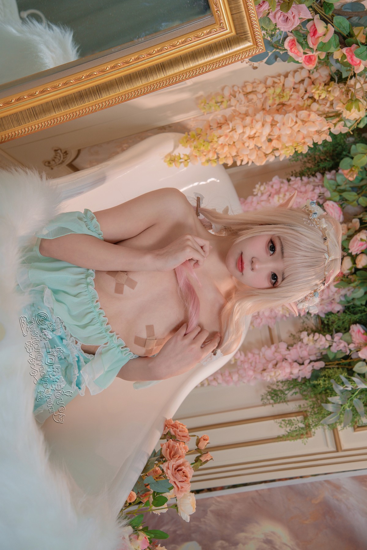 Cosplay 黏黏团子兔 豌豆公主的秘密花房の写真 34
