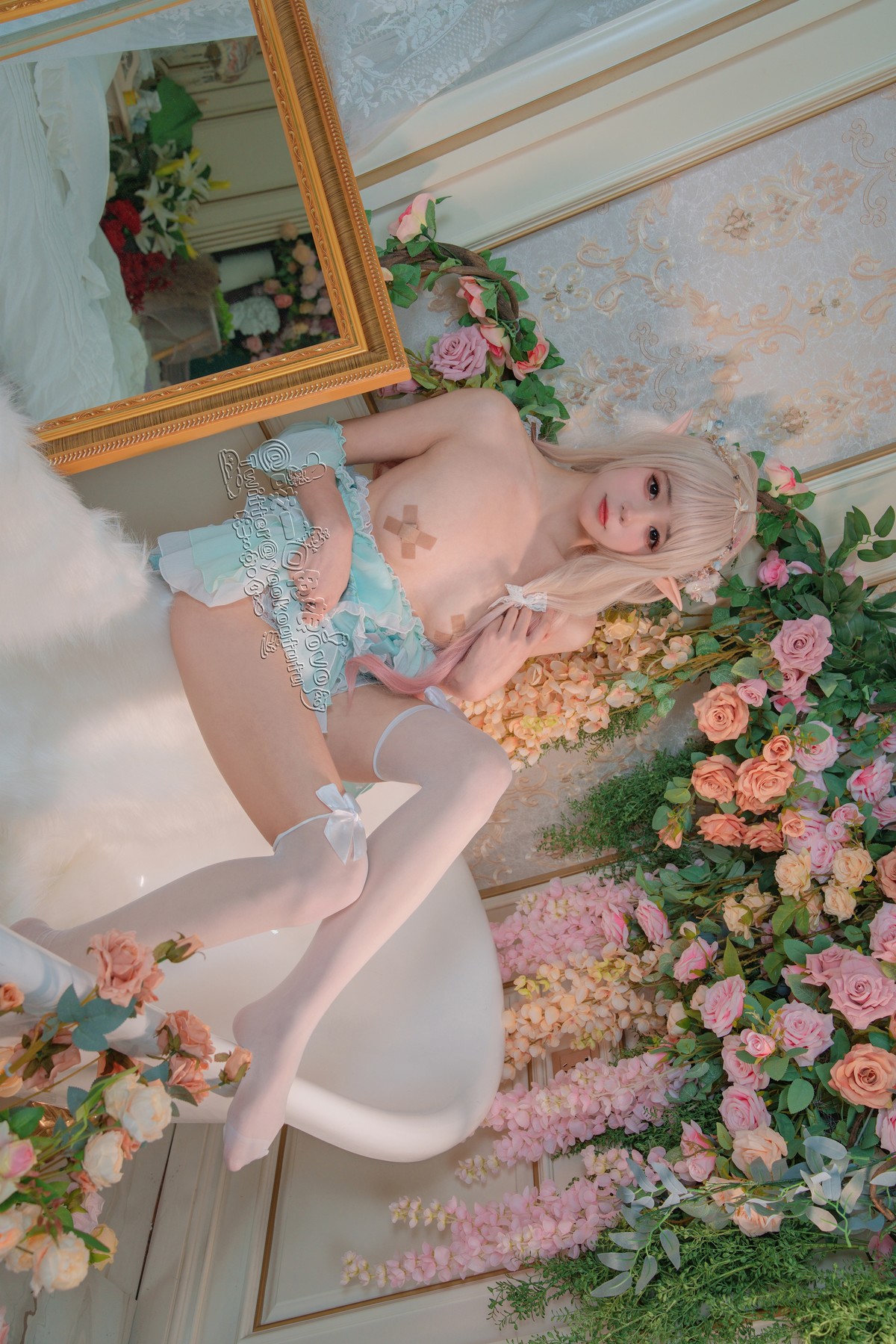 Cosplay 黏黏团子兔 豌豆公主的秘密花房の写真 36