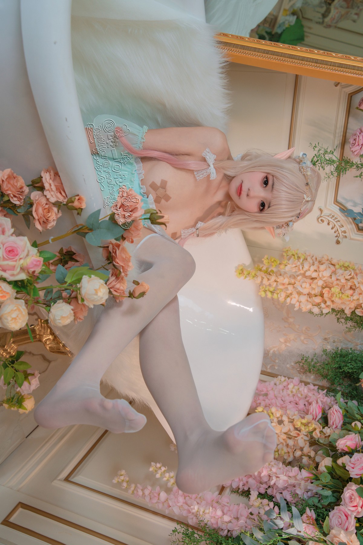 Cosplay 黏黏团子兔 豌豆公主的秘密花房の写真 39