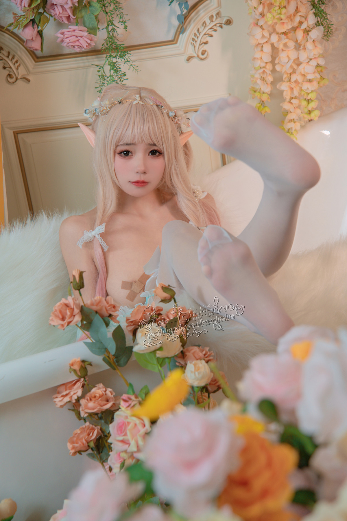 Cosplay 黏黏团子兔 豌豆公主的秘密花房の写真 40