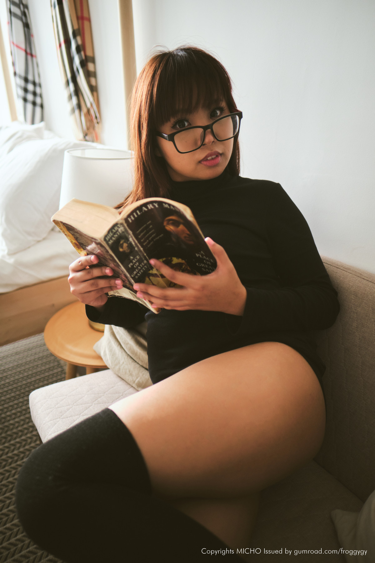 Micho Teh, [Patreon] Glasses & Black Turtleneckの写真 38