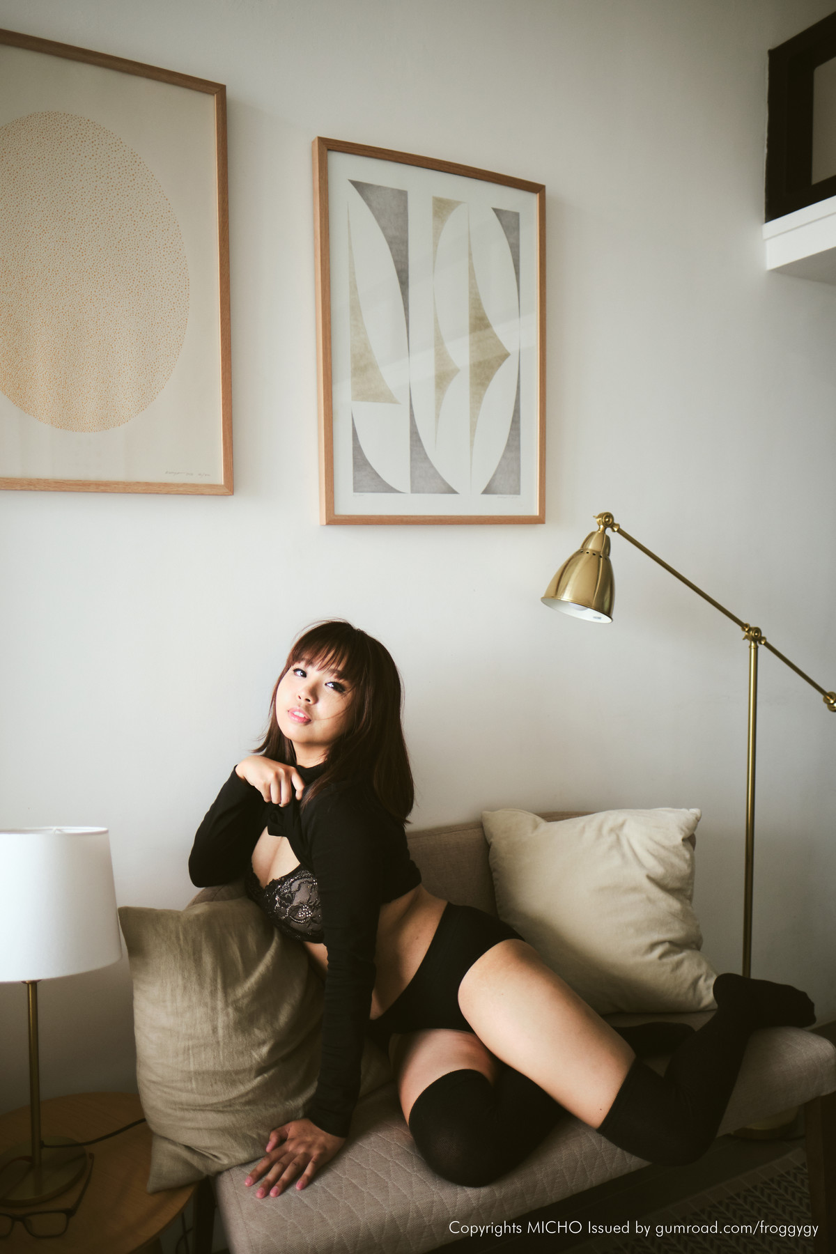 Micho Teh, [Patreon] Glasses & Black Turtleneckの写真 54