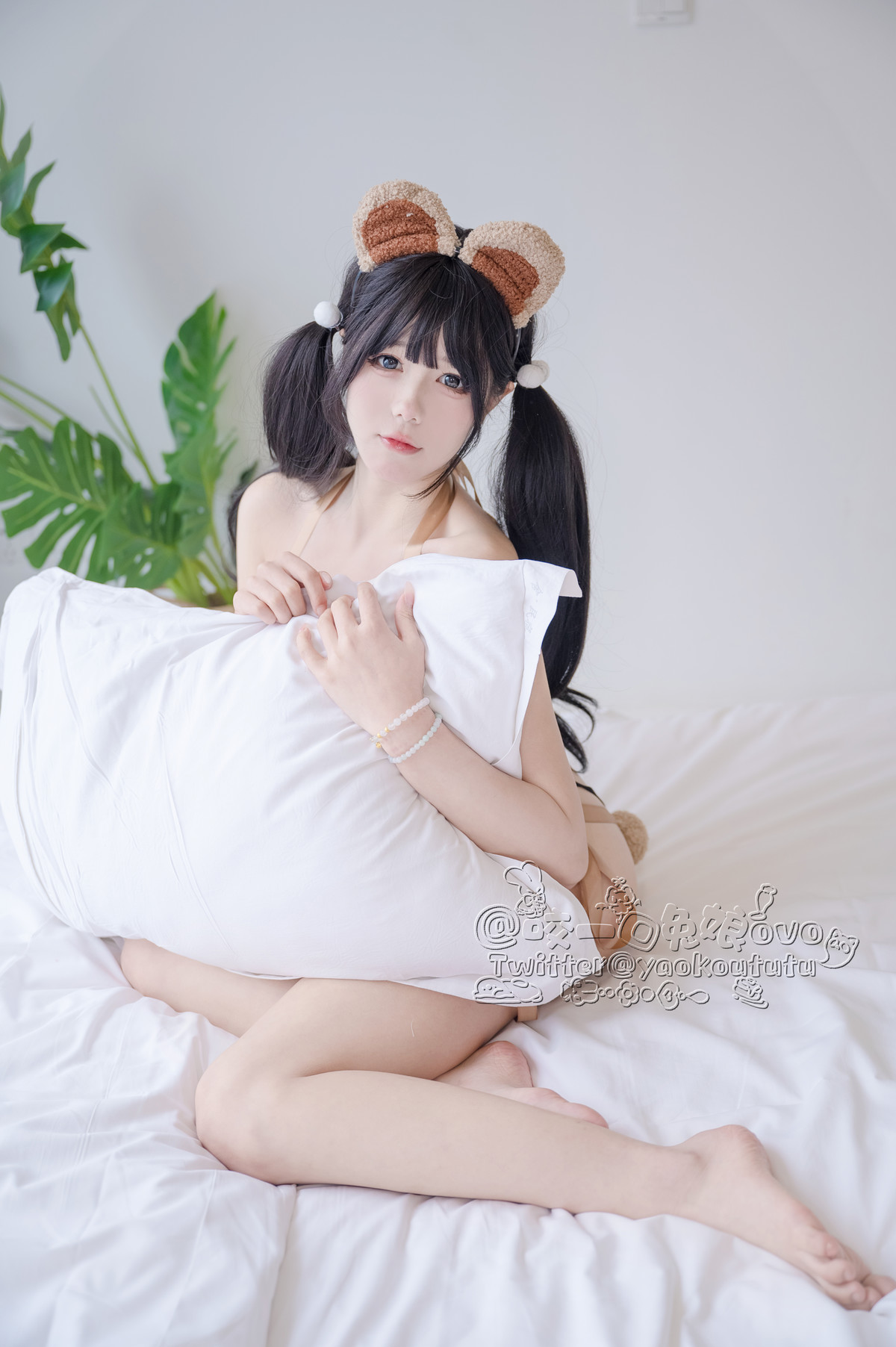 Cosplay 黏黏团子兔 小熊睡衣の写真 2