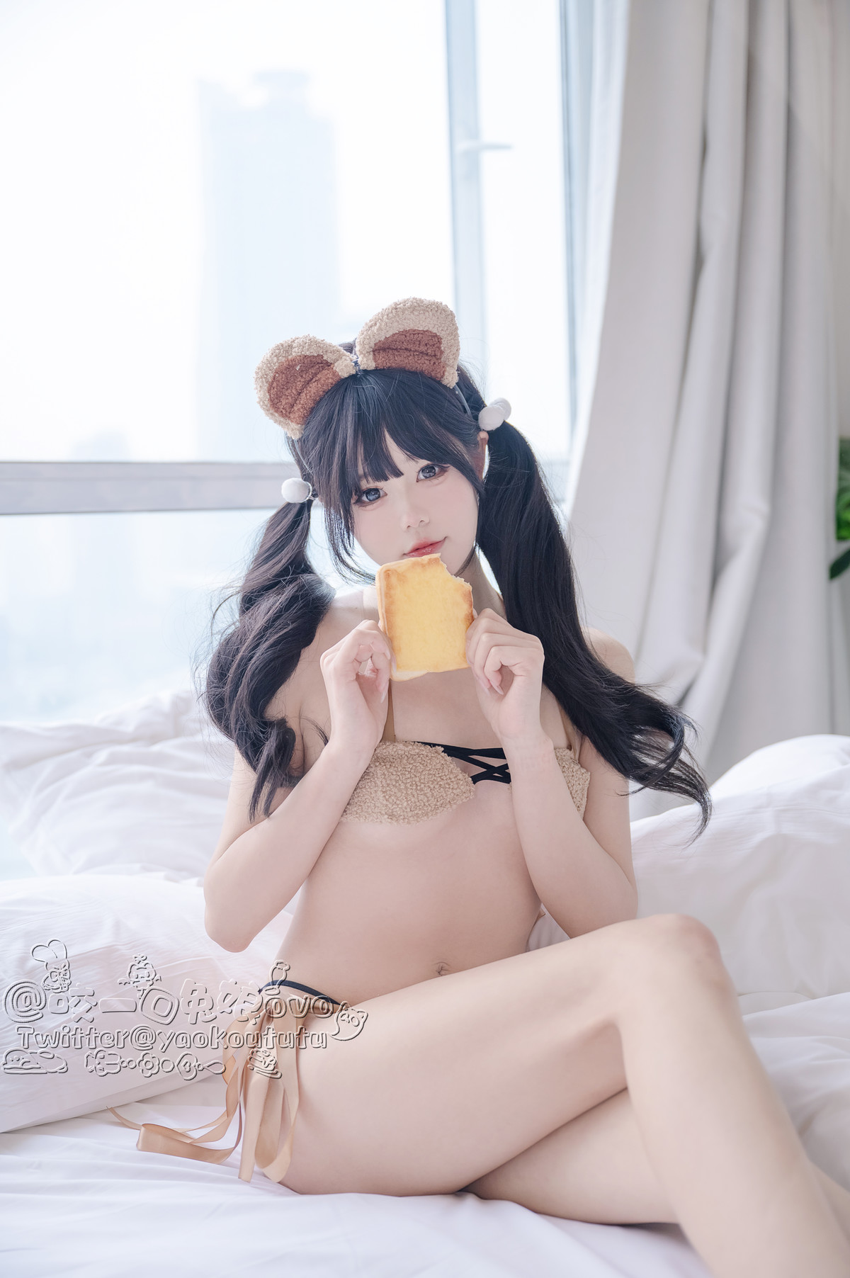 Cosplay 黏黏团子兔 小熊睡衣の写真 10