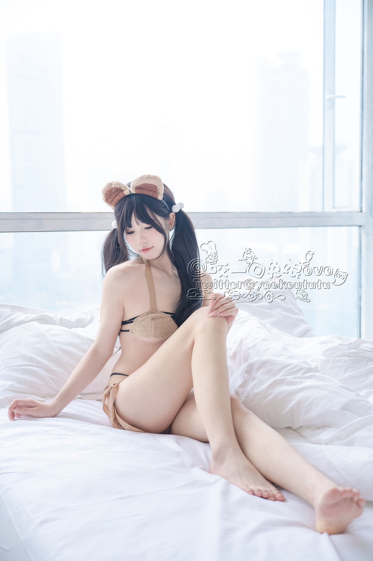 Cosplay 黏黏团子兔 小熊睡衣の写真 16