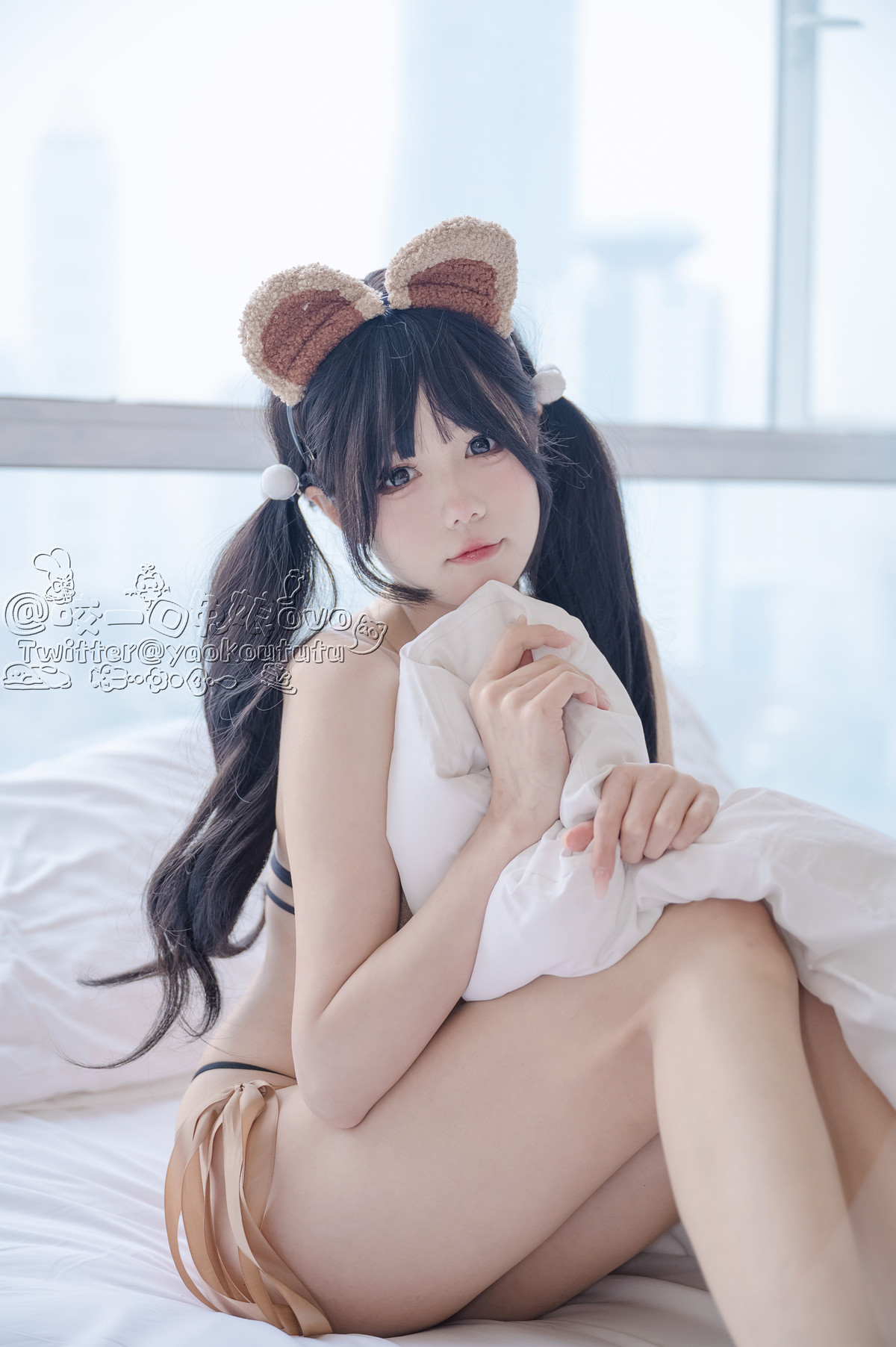 Cosplay 黏黏团子兔 小熊睡衣の写真 20