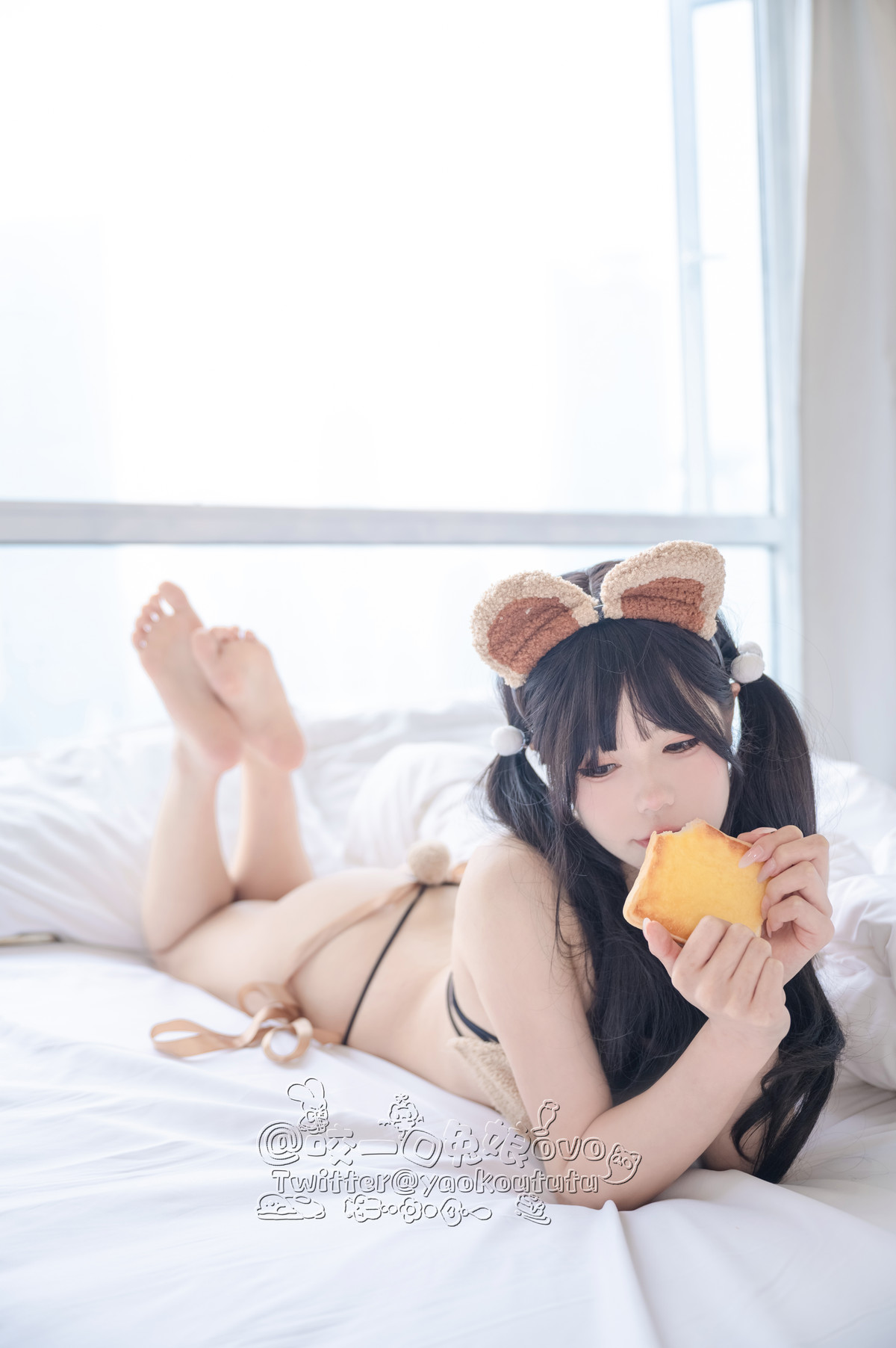 Cosplay 黏黏团子兔 小熊睡衣の写真 24