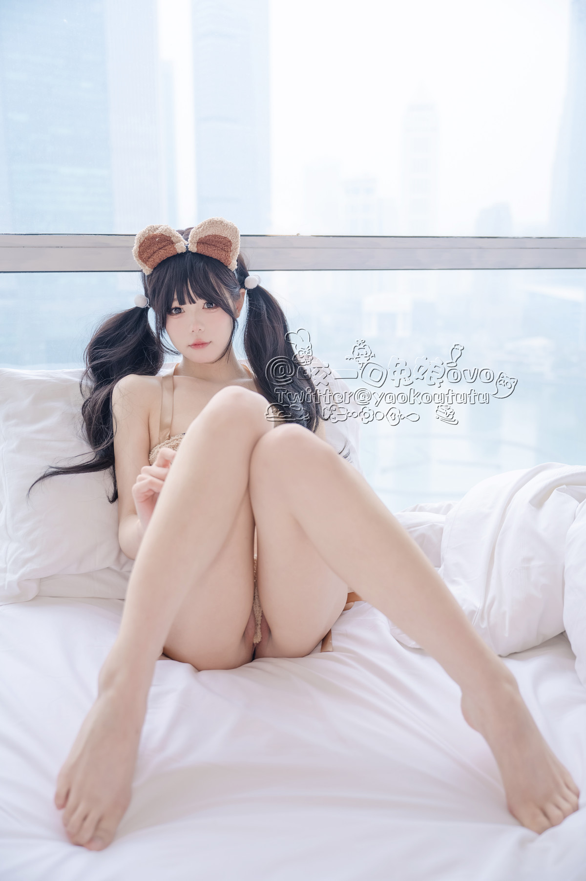 Cosplay 黏黏团子兔 小熊睡衣の写真 33
