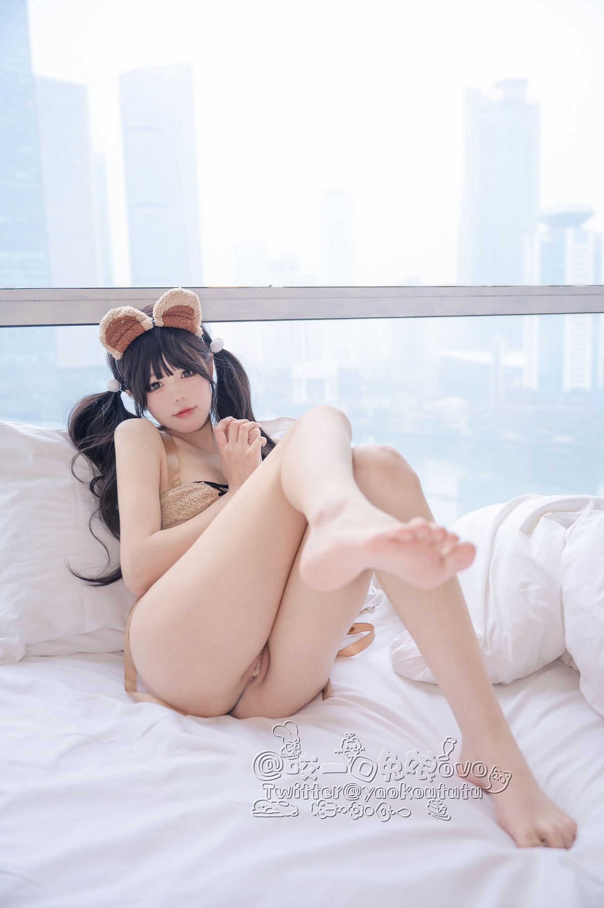 Cosplay 黏黏团子兔 小熊睡衣の写真 34