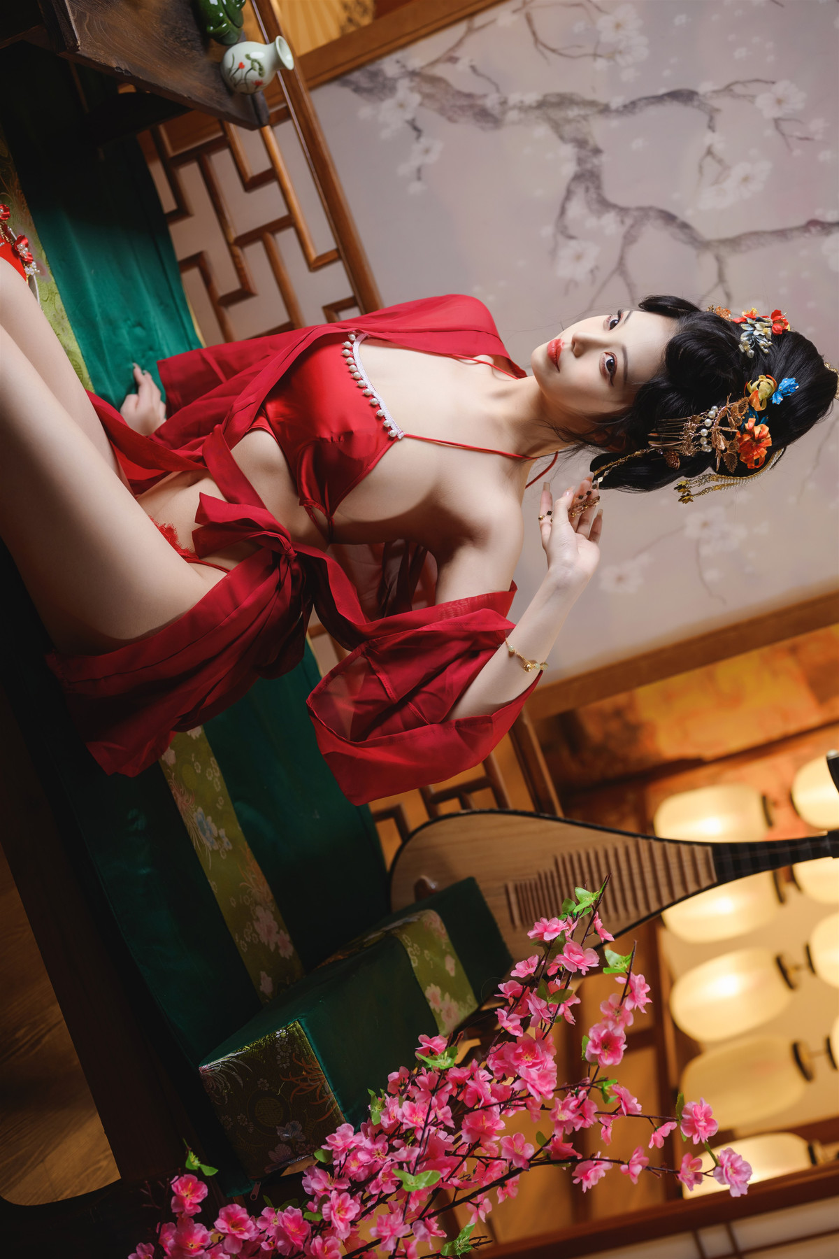 Cosplay 蜜汁猫裘Mizhimaoqiu 唐宫夜宴の写真 4