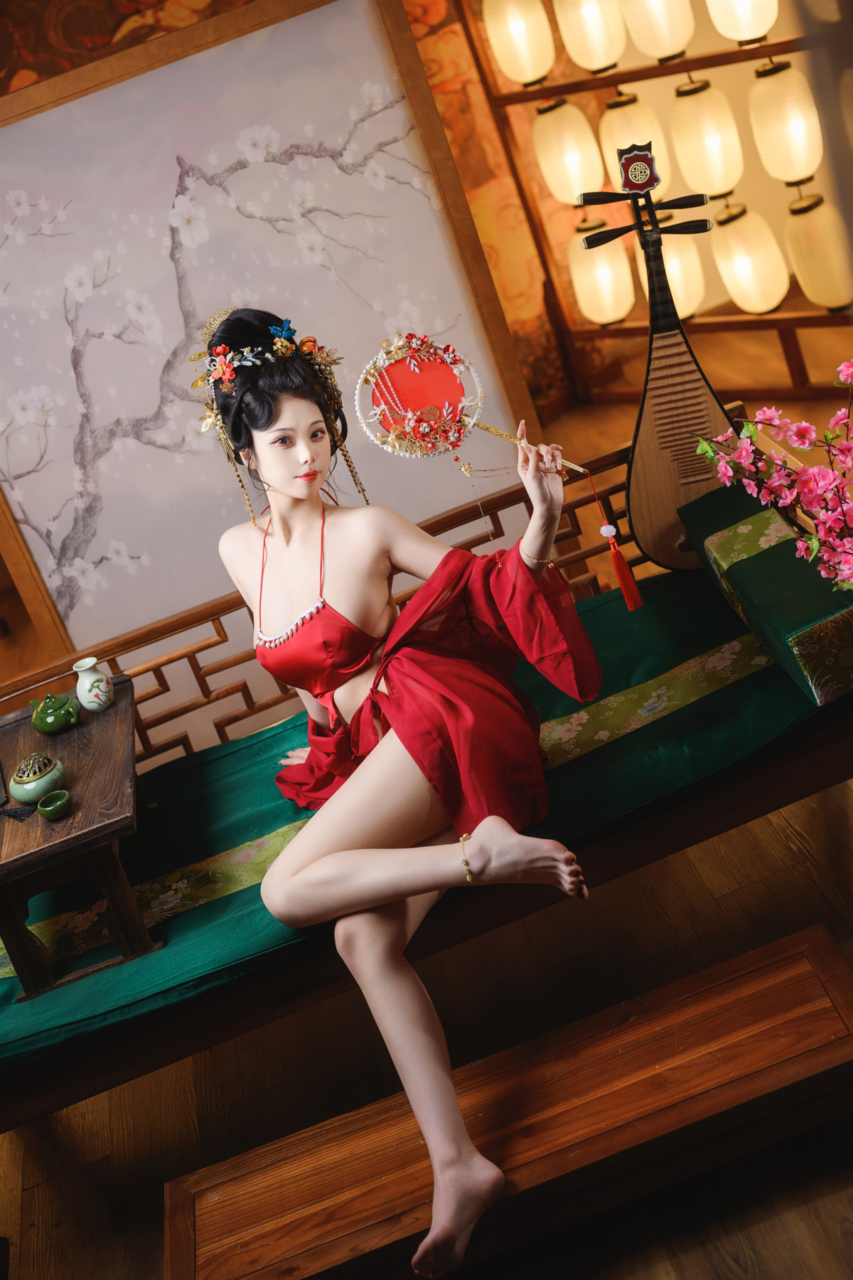 Cosplay 蜜汁猫裘Mizhimaoqiu 唐宫夜宴の写真 6
