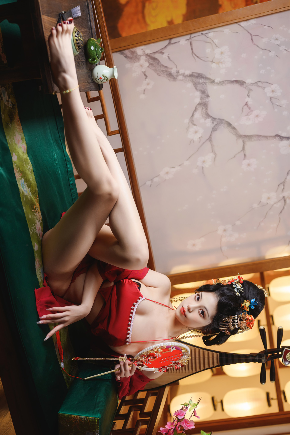 Cosplay 蜜汁猫裘Mizhimaoqiu 唐宫夜宴の写真 14