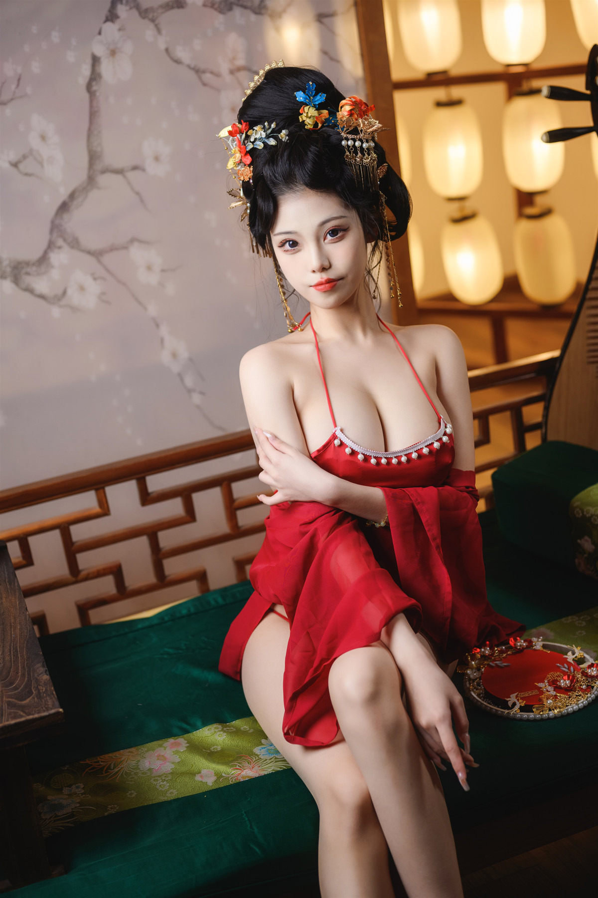 Cosplay 蜜汁猫裘Mizhimaoqiu 唐宫夜宴の写真 15