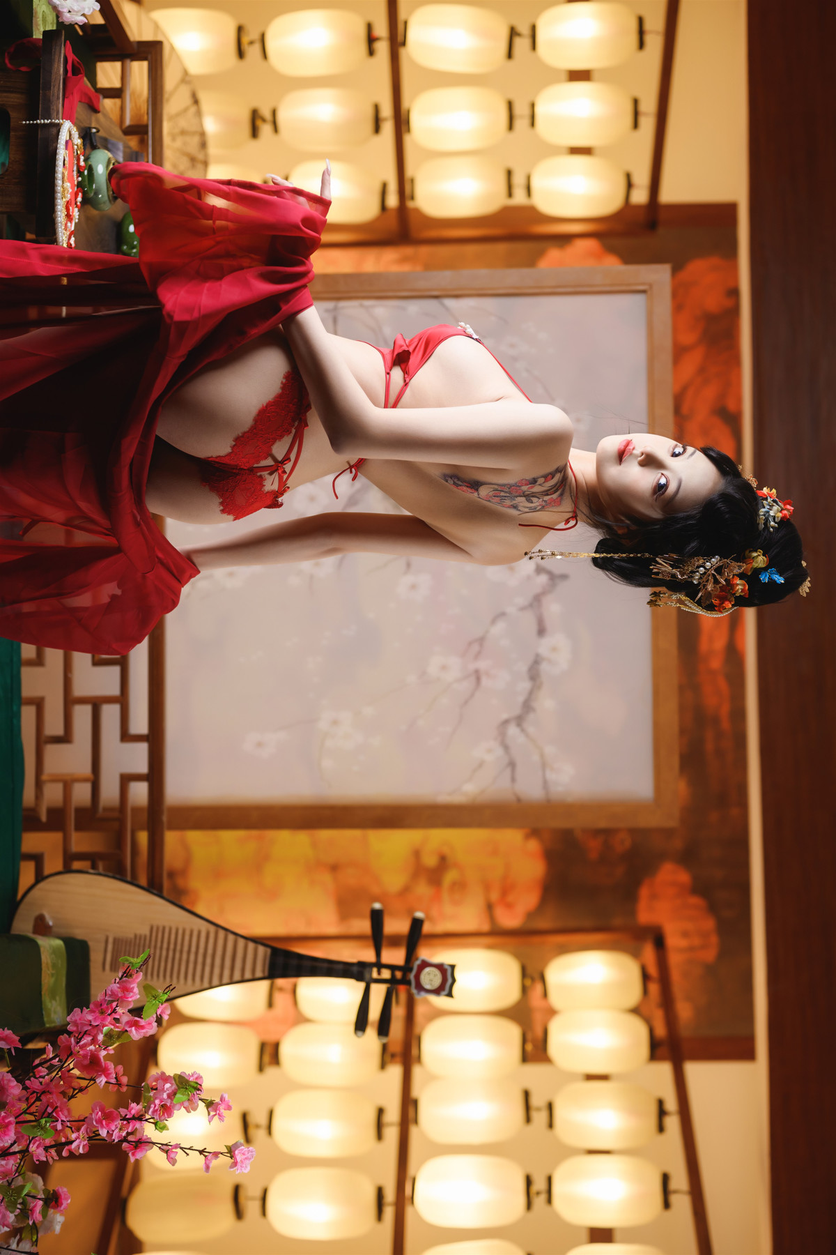 Cosplay 蜜汁猫裘Mizhimaoqiu 唐宫夜宴の写真 41