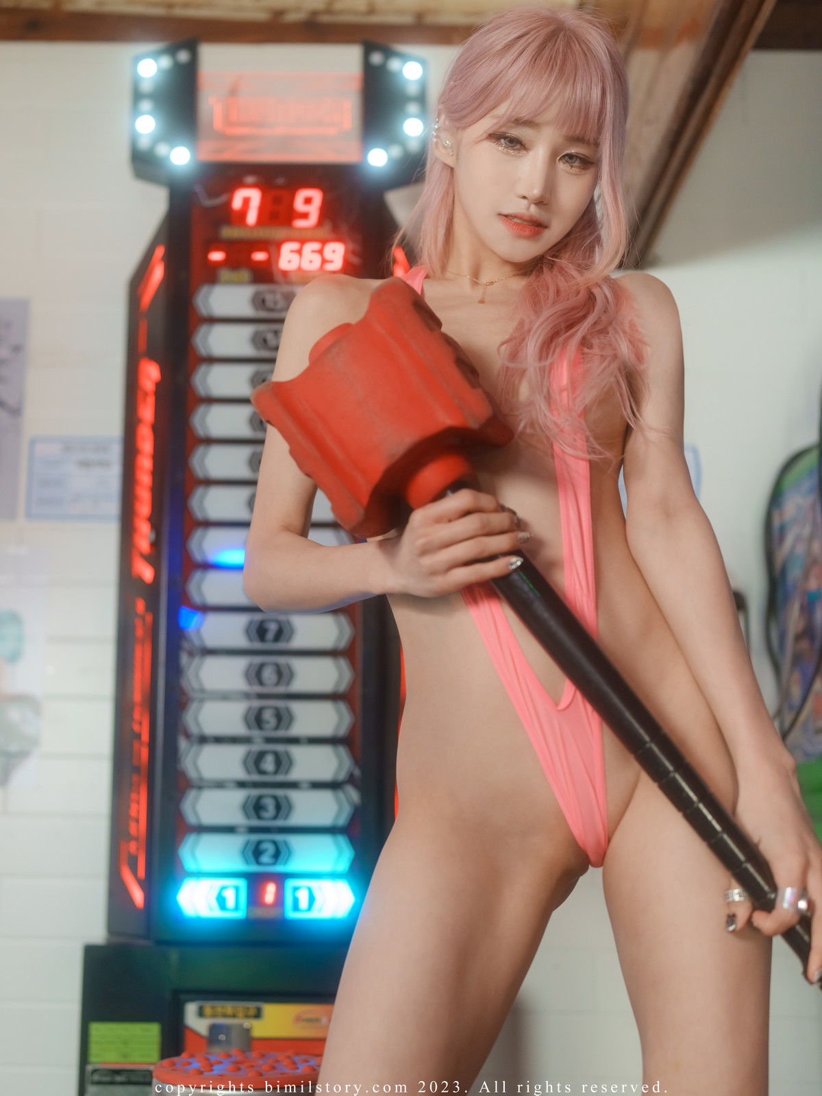 Taeri 태리, [Bimilstory] Control Me Pink Star Set.02の写真 24