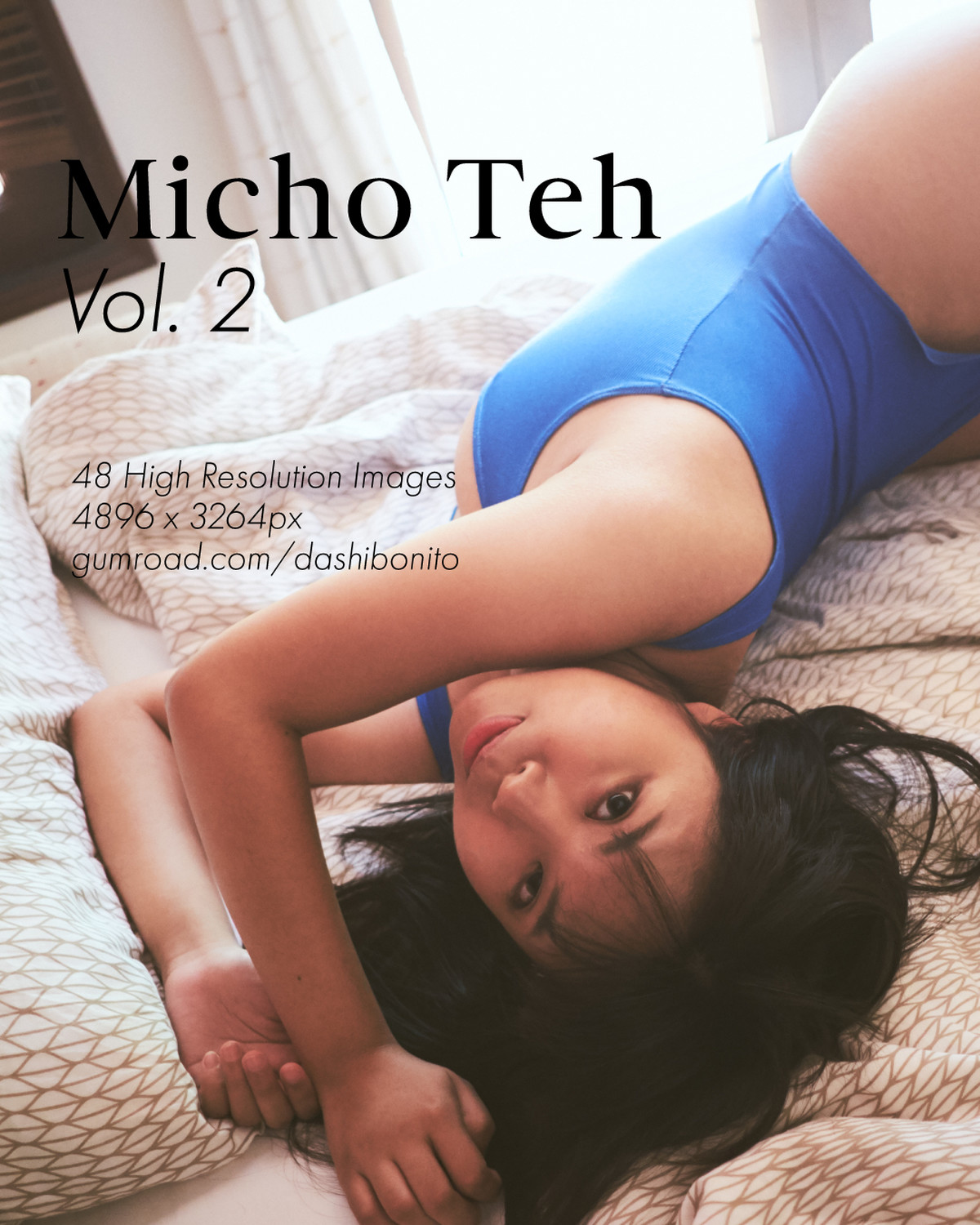 Micho Teh, [Patreon] Holiday House Blue Leotard