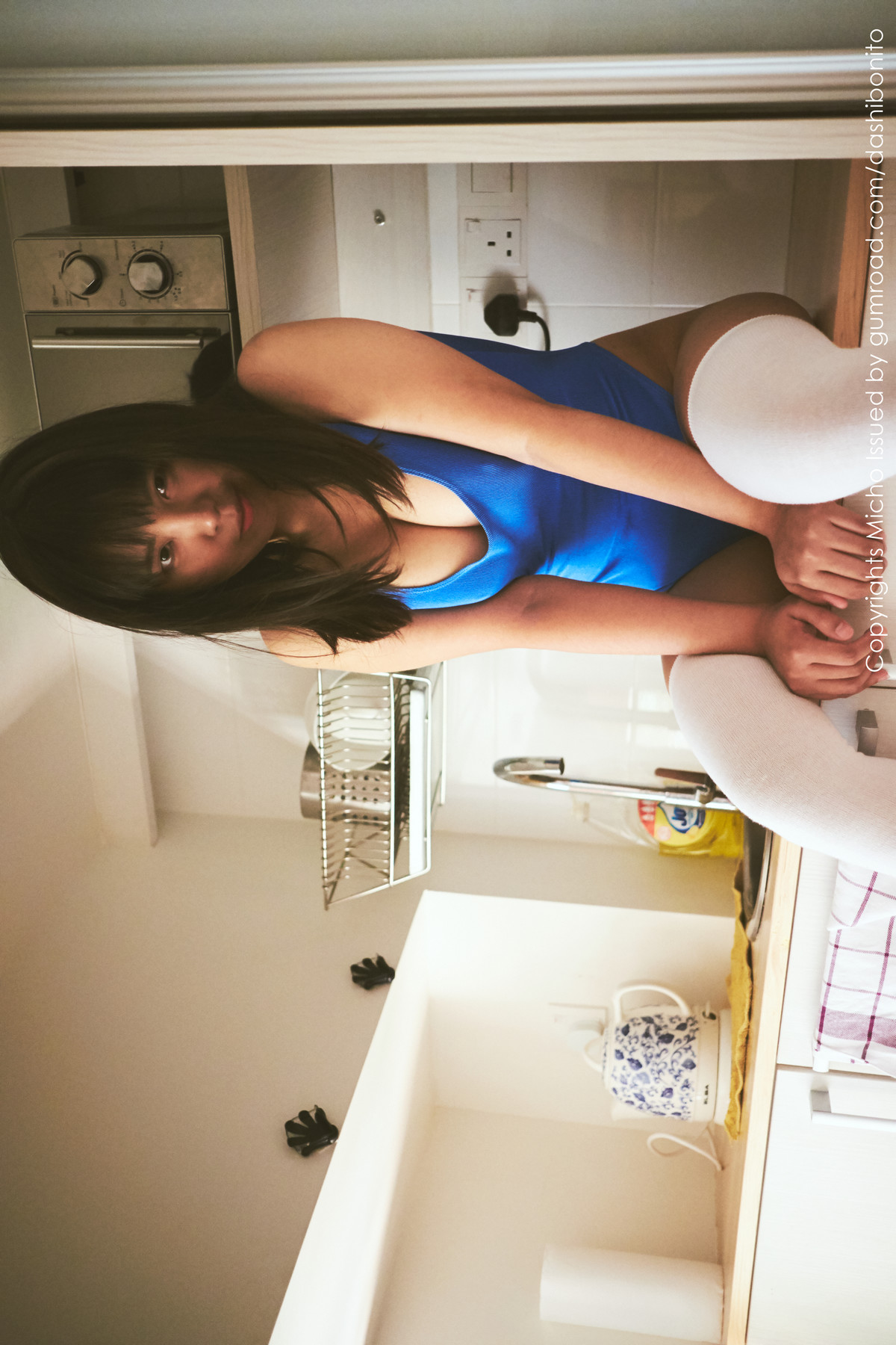 Micho Teh, [Patreon] Holiday House Blue Leotardの写真 28