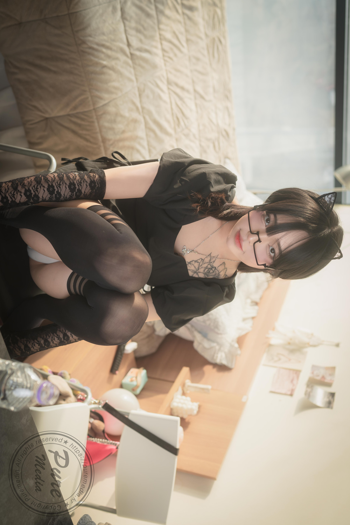 Jelly 젤리, [PURE MEDIA] Vol.272 Cute Girl’s Xex Boudoir Set.01の写真 4