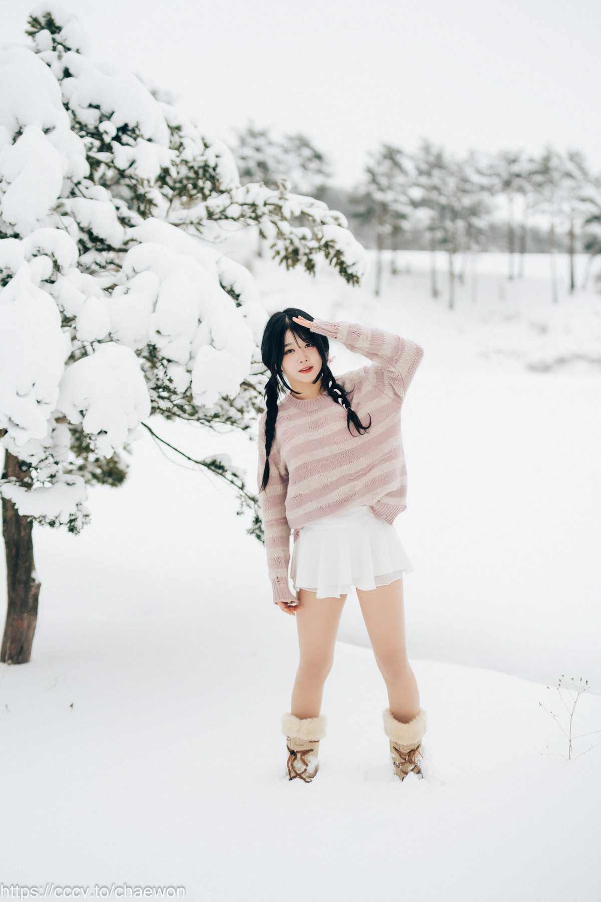 ZIA.Kwon 권지아, [Loozy] Snow Girl Set.01の写真 3