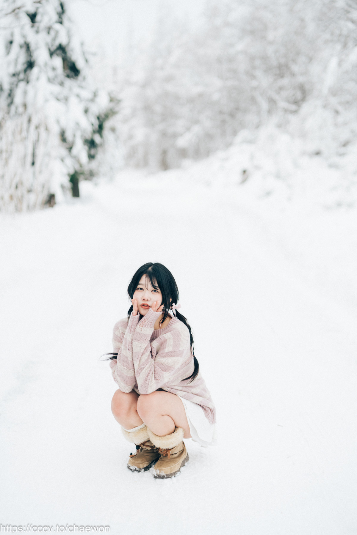 ZIA.Kwon 권지아, [Loozy] Snow Girl Set.02の写真 6