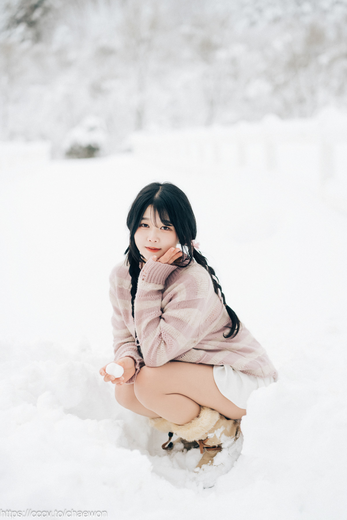 ZIA.Kwon 권지아, [Loozy] Snow Girl Set.02の写真 15
