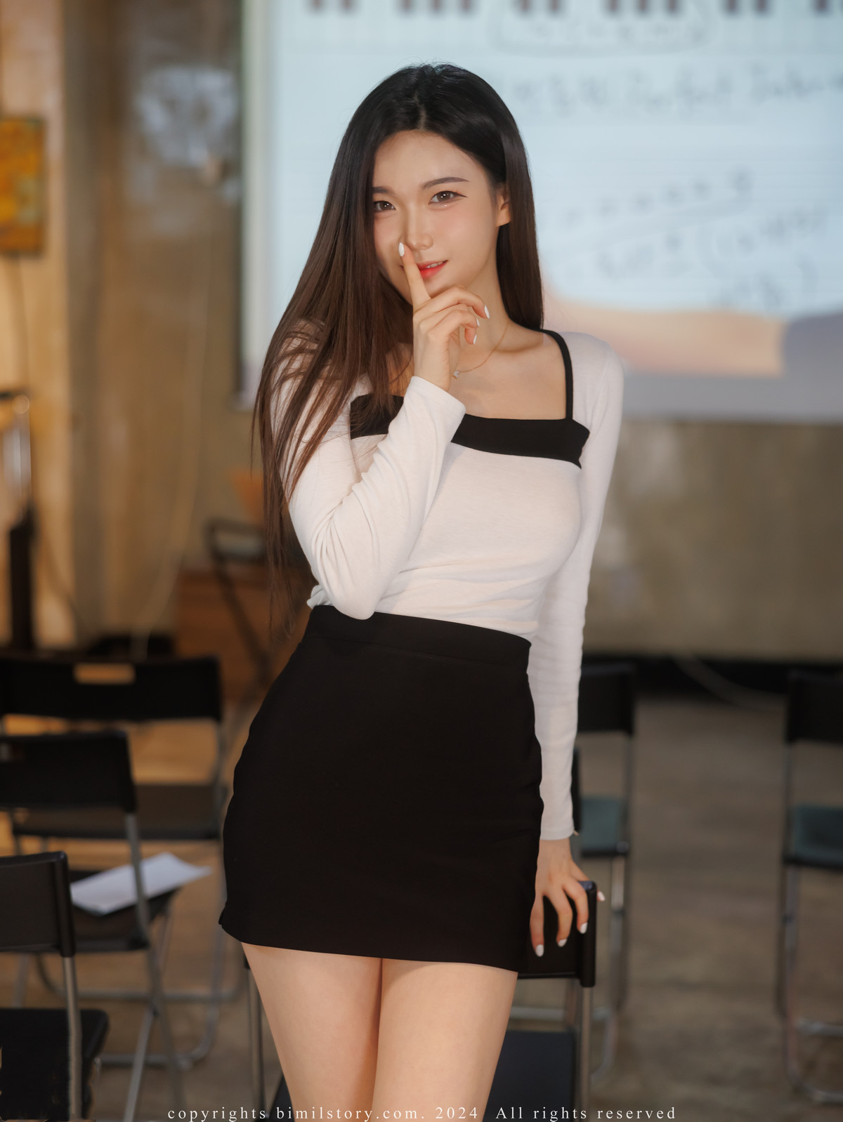 Hayun 하윤, [Bimilstory] Freshman at College of Music Set.03の写真 12