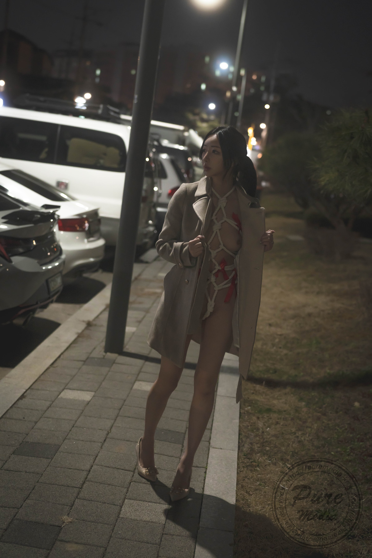 Jia 지아, Pure Media Vol.283 Tie Me Up With a Rope Set.01の写真 5