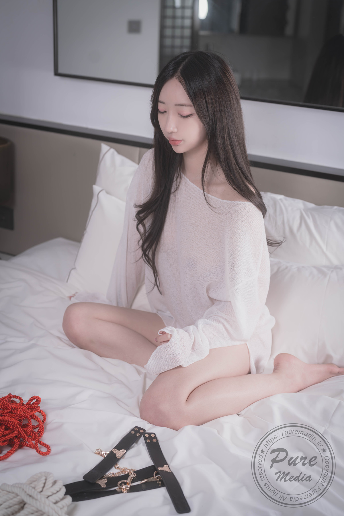 Jia 지아, Pure Media Vol.283 Tie Me Up With a Rope Set.03の写真 4