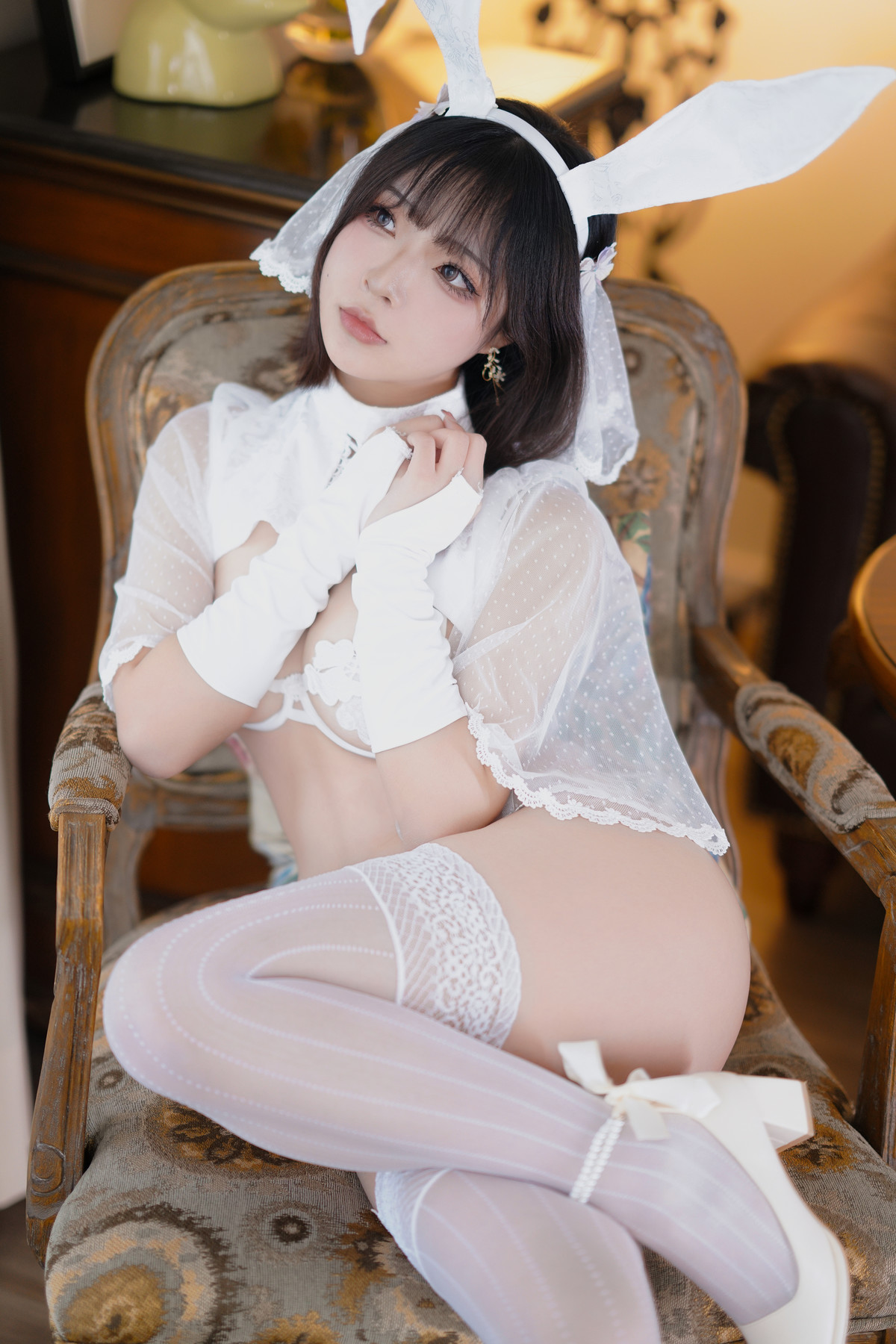 Cosplay Yuuhui玉汇 雪兔 Set.01の写真 7