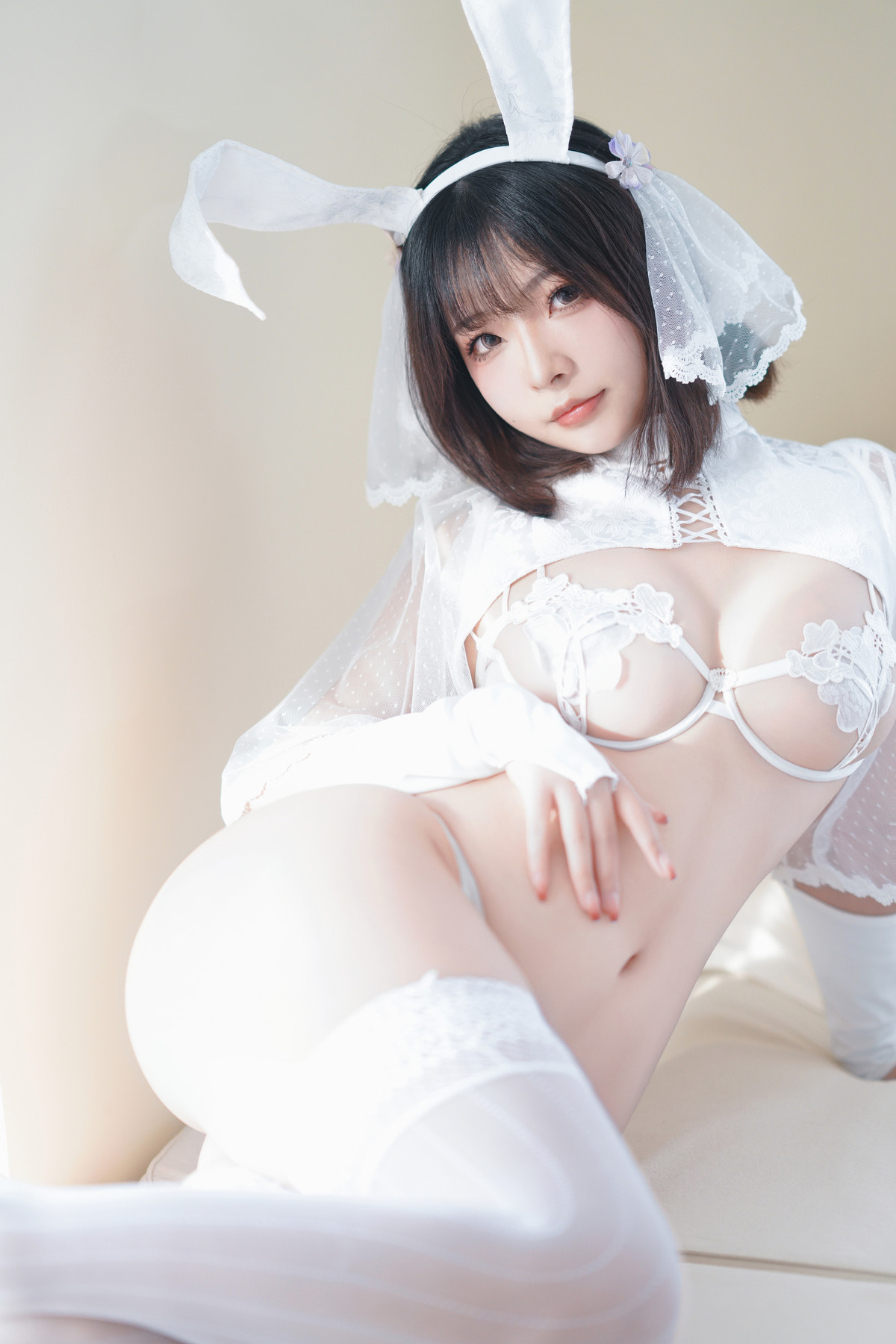 Cosplay Yuuhui玉汇 雪兔 Set.01の写真 37