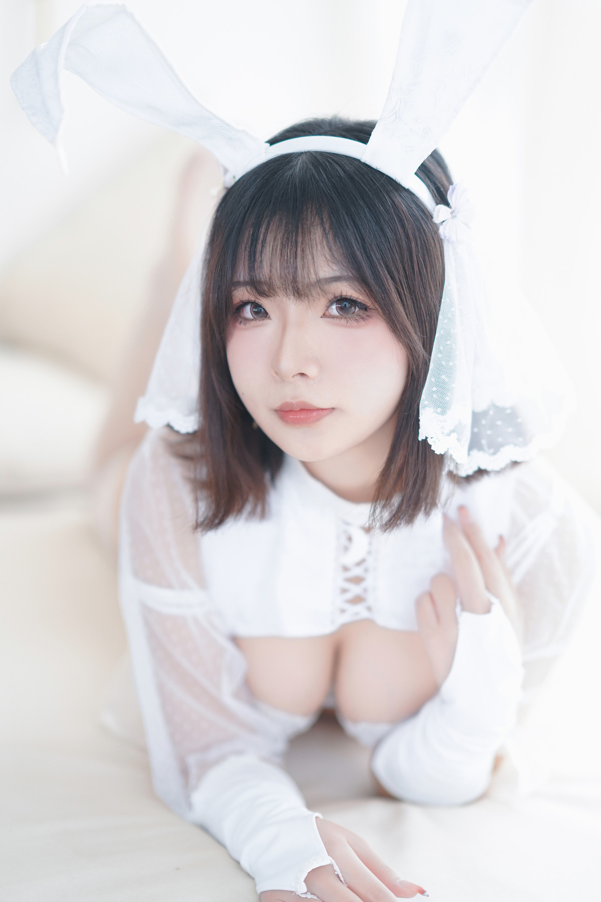 Cosplay Yuuhui玉汇 雪兔 Set.01の写真 46