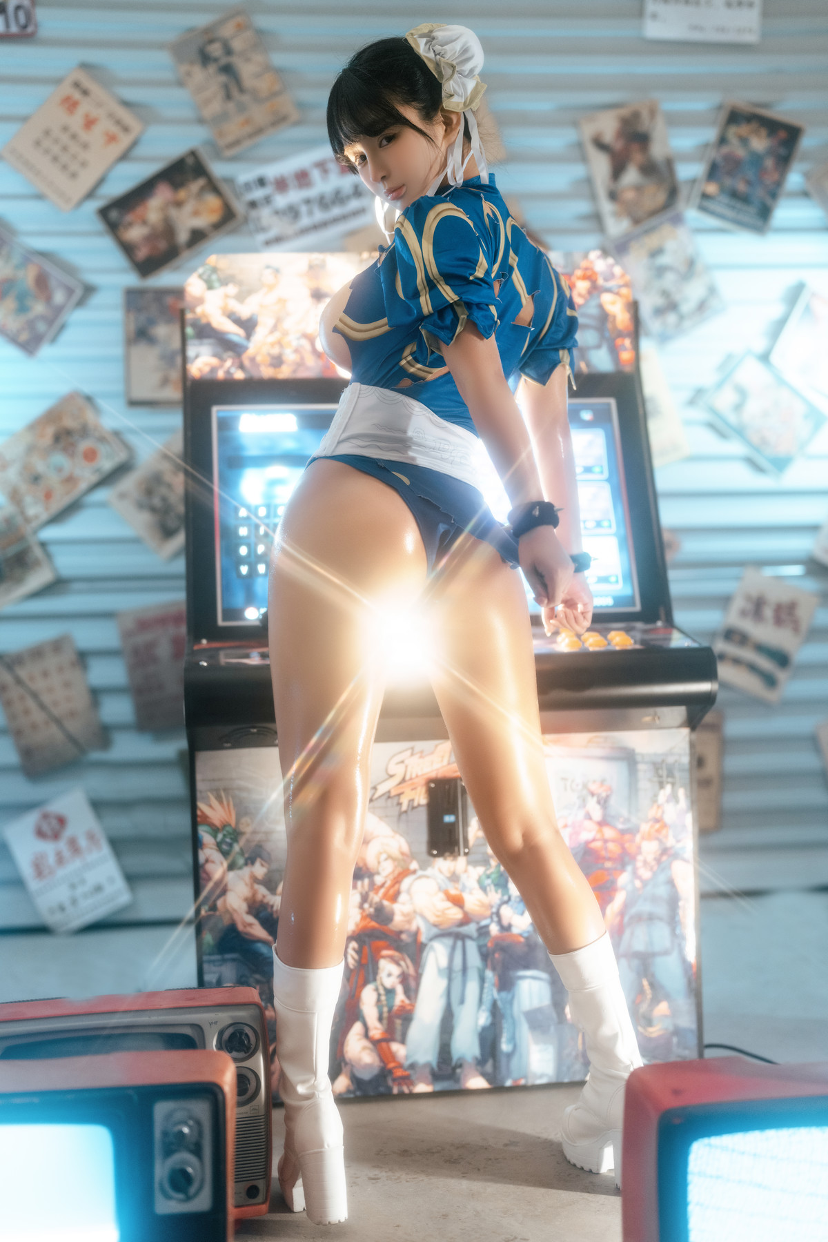 Cosplay 桜井宁宁 电玩春丽 Set.02の写真 8
