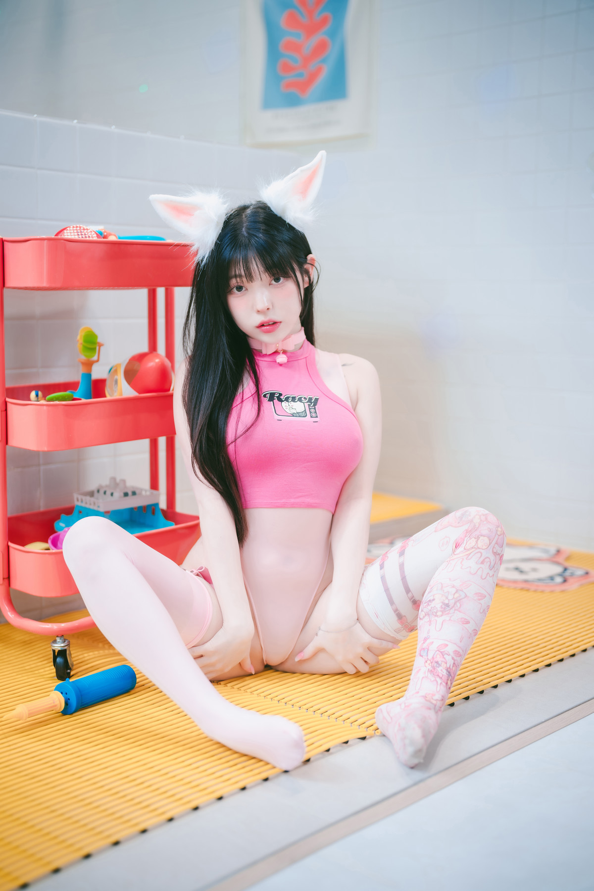 Yudi 유디, DJAWA “Pink Bunny & Black Cat” Set.01の写真 15