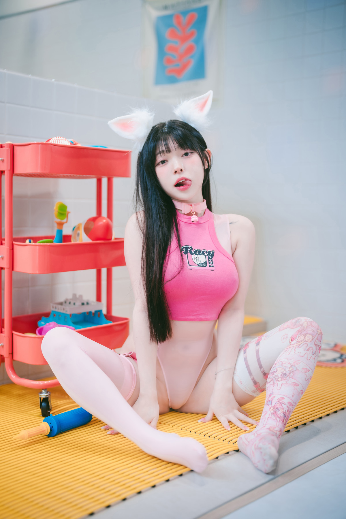 Yudi 유디, DJAWA “Pink Bunny & Black Cat” Set.01の写真 16