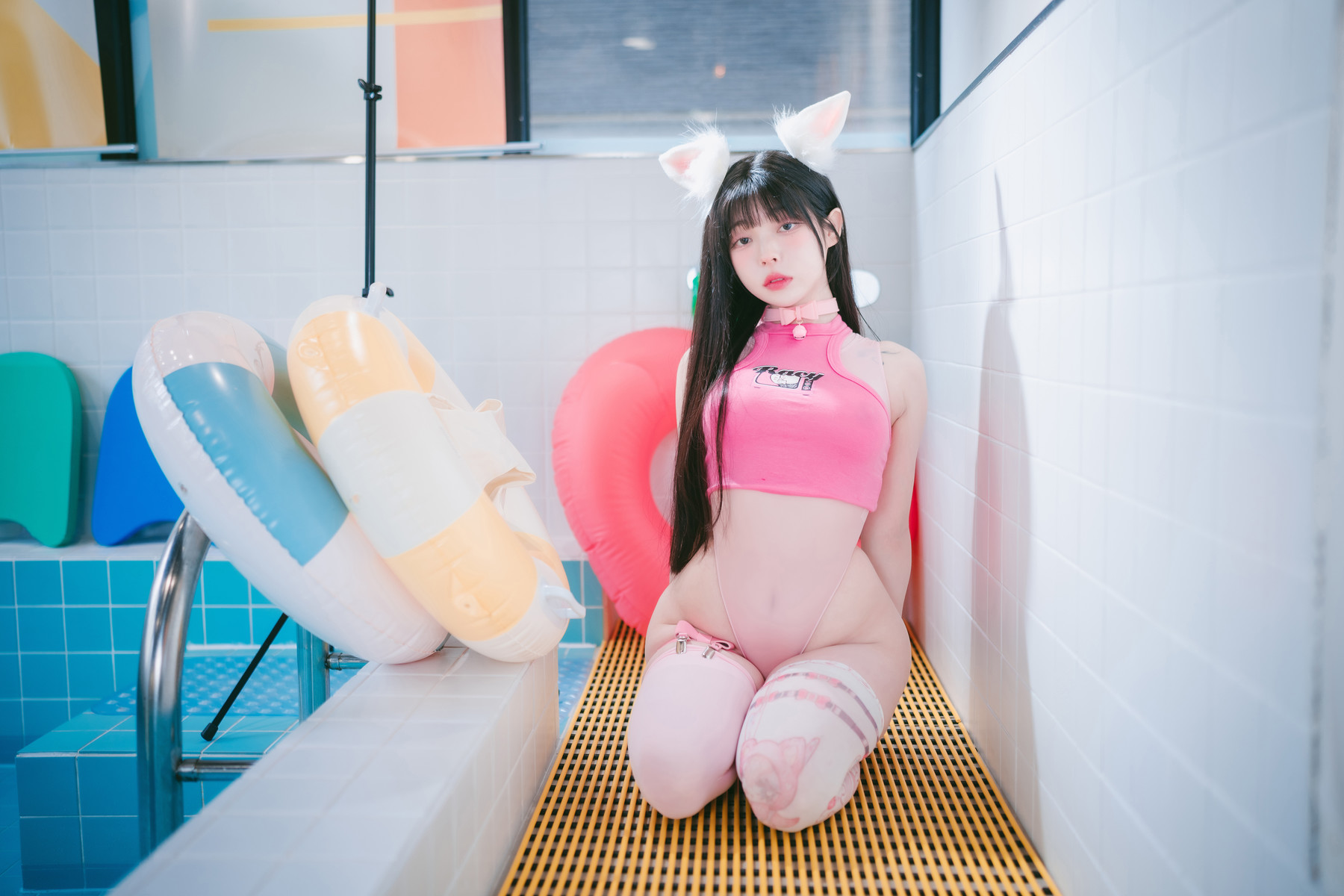 Yudi 유디, DJAWA “Pink Bunny & Black Cat” Set.02の写真 7