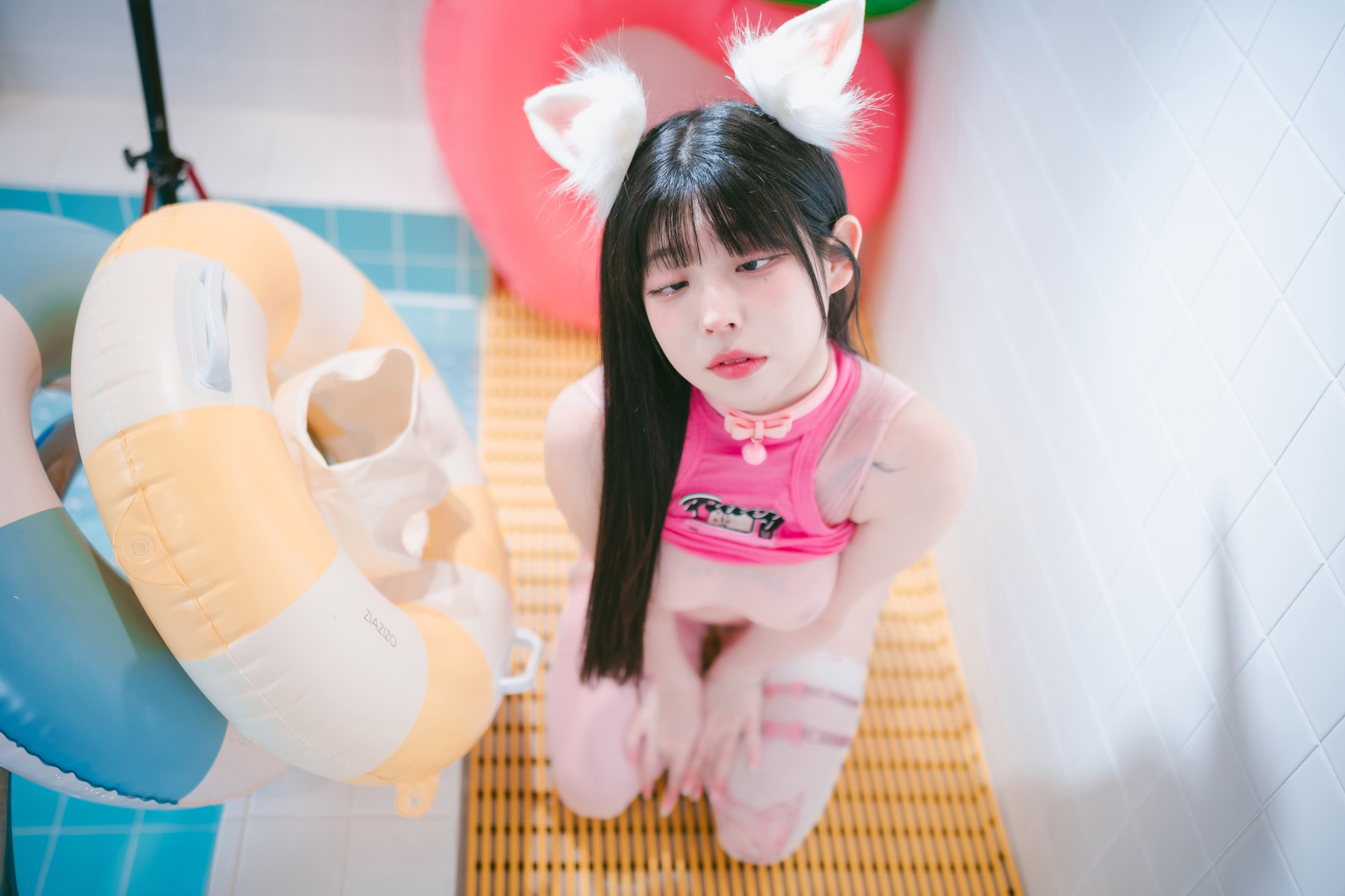 Yudi 유디, DJAWA “Pink Bunny & Black Cat” Set.02の写真 10
