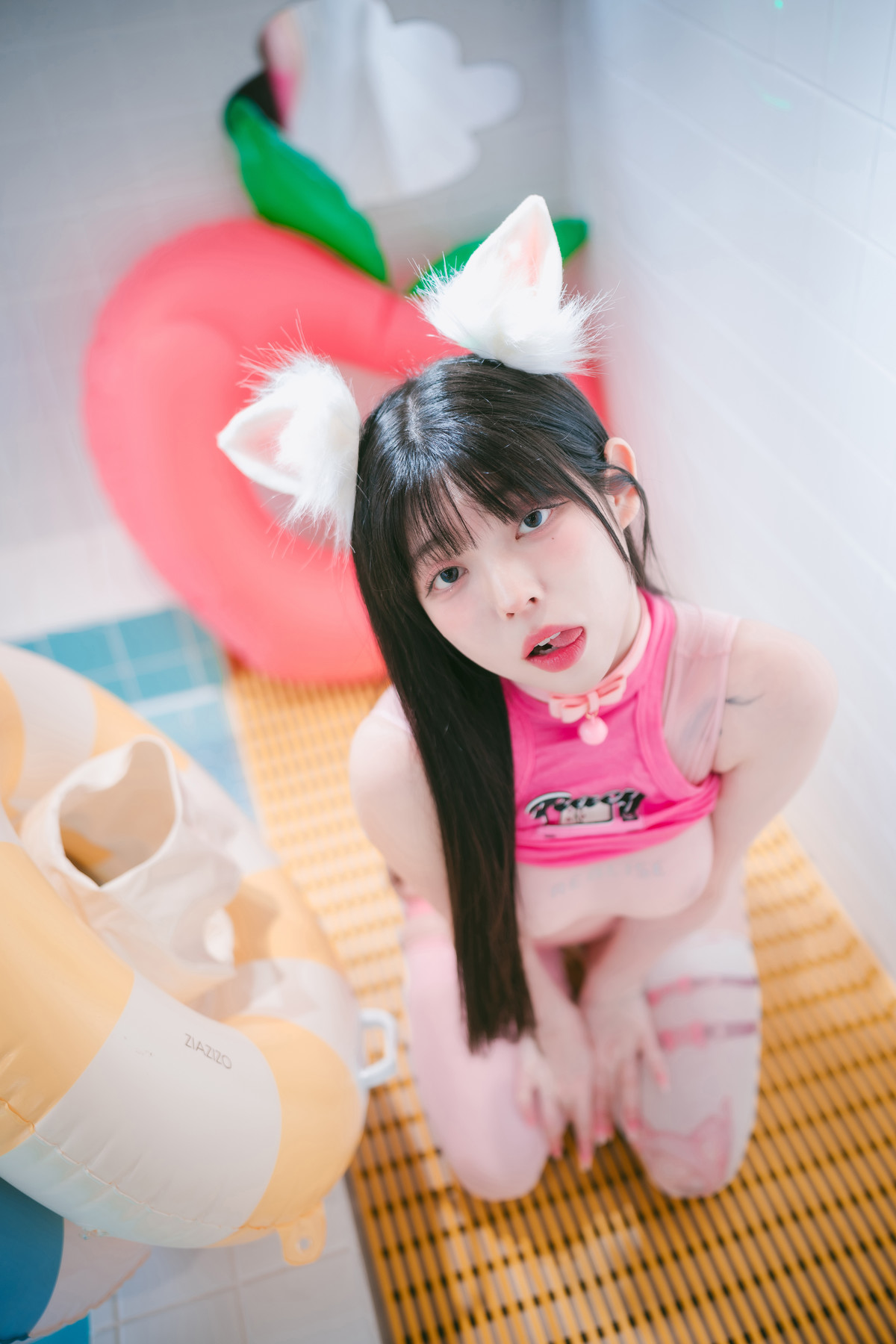 Yudi 유디, DJAWA “Pink Bunny & Black Cat” Set.02の写真 12