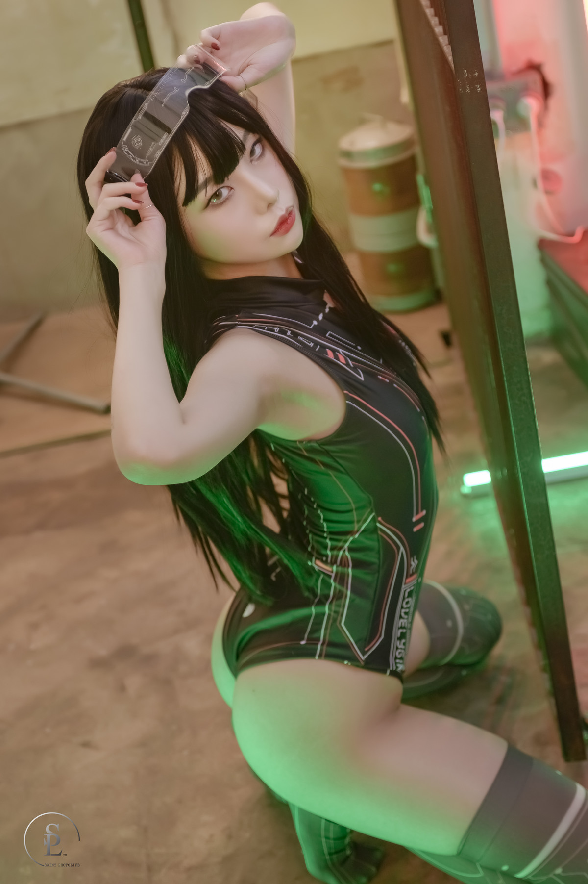 Yuna 유나, Saint PhotoLife Vol.46 Cyber Punk Set.02の写真 22