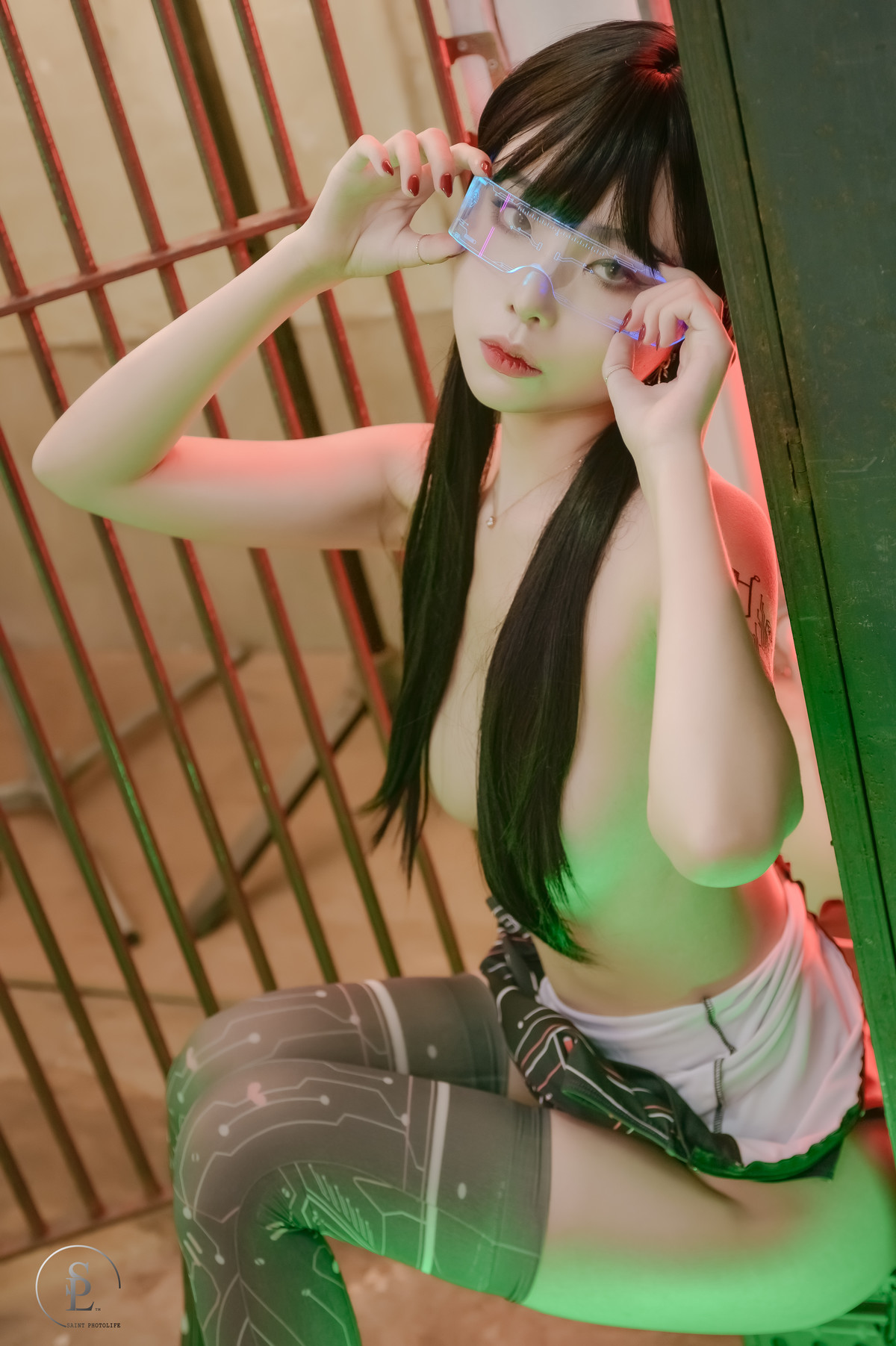 Yuna 유나, Saint PhotoLife Vol.46 Cyber Punk Set.02の写真 26