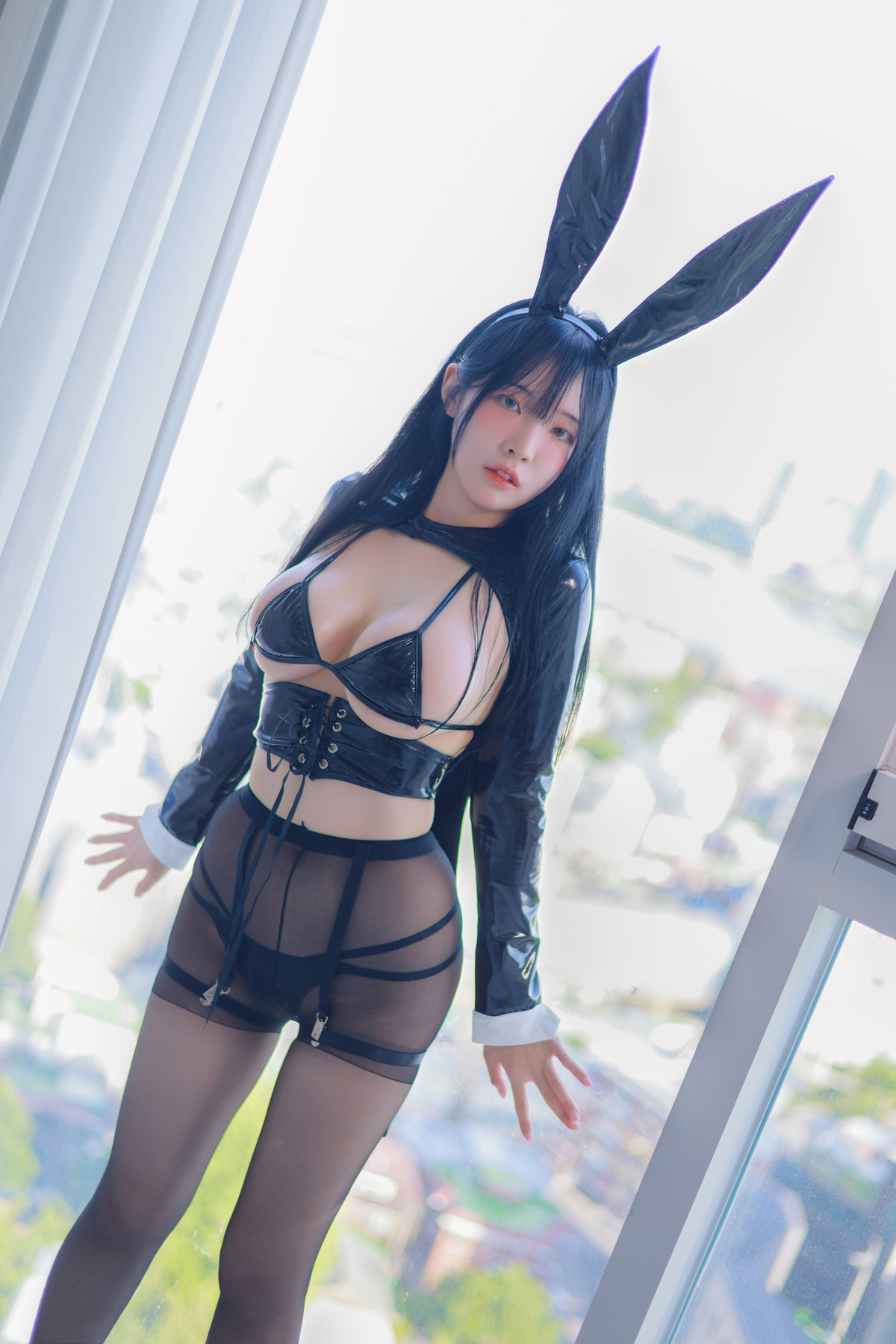 Rinaモモリナ, Patreon “Black Rabbit” Set.01の写真 2