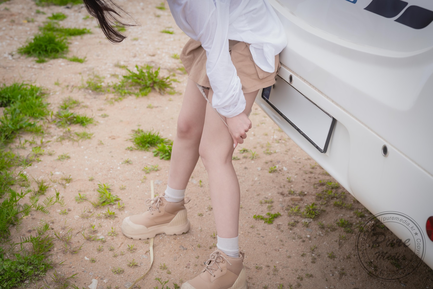 Yeha 예하, PURE MEDIA Vol.287 “Sex Vacation in Camping Car” Set.03の写真 25