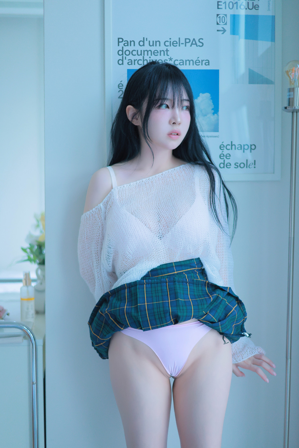 Rinaモモリナ, Patreon ‘Extra-short Plaid Skirt’ Set.01の写真 9