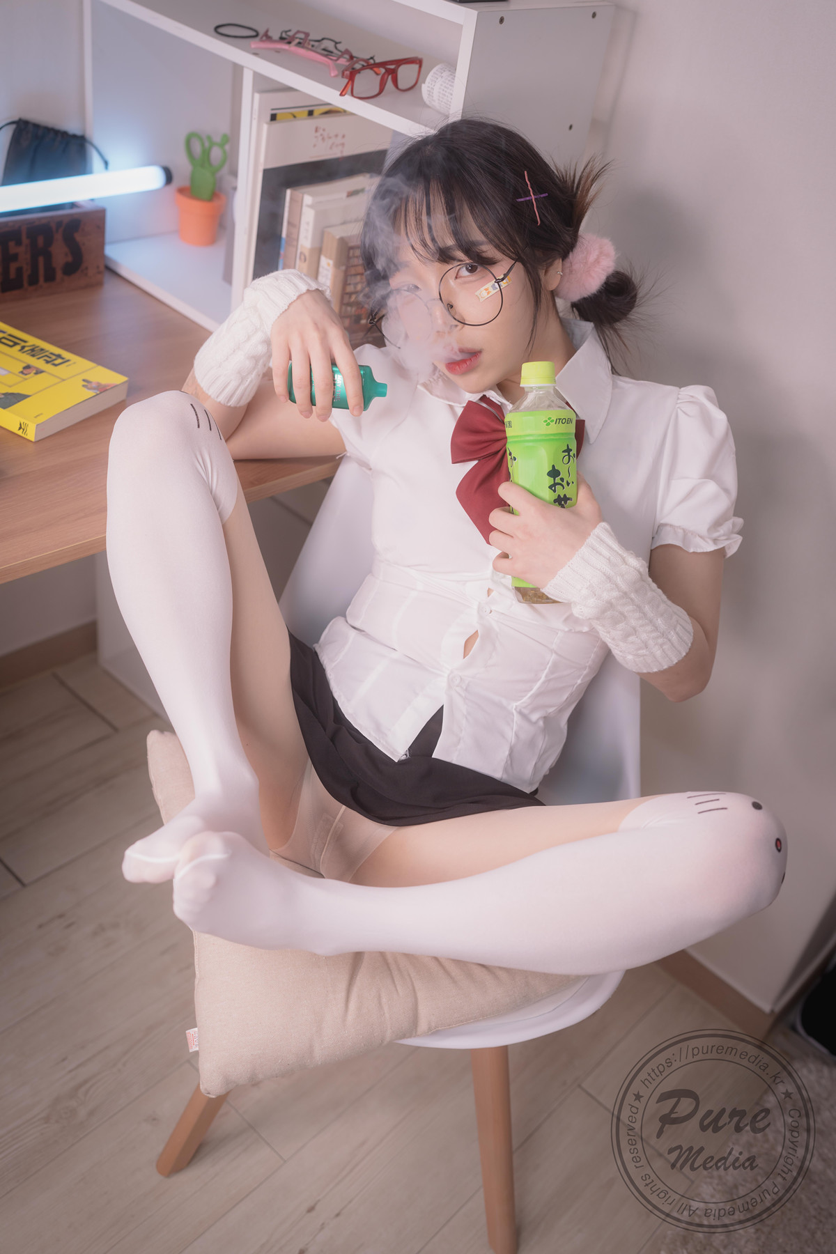 Jelly 젤리, PURE MEDIA Vol.276 Girl Trapped in a Rooftop Room Set.02の写真 6