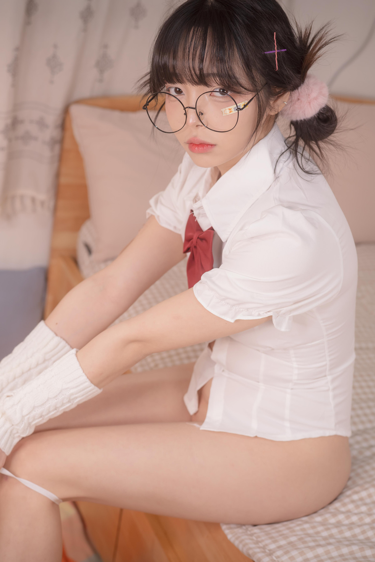 Jelly 젤리, PURE MEDIA Vol.276 Girl Trapped in a Rooftop Room Set.02の写真 39