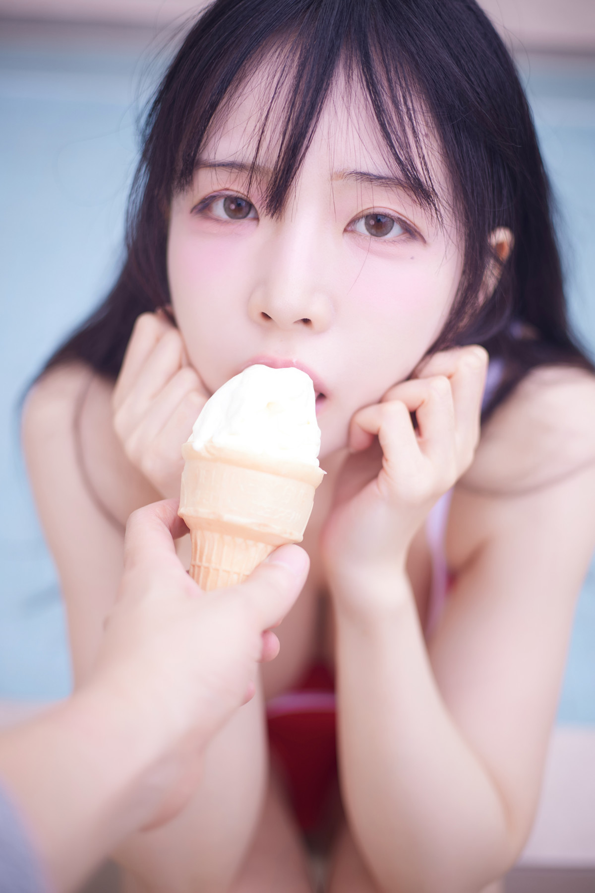Rinaモモリナ, Patreon ‘Red Bikini’ Set.01の写真 14