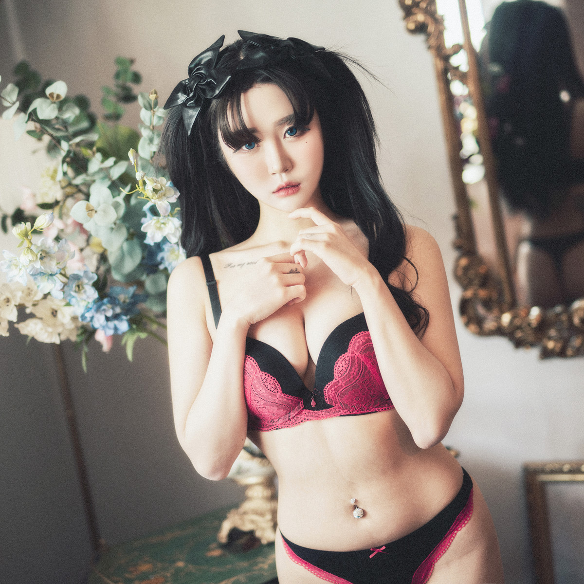 Zia 지아, Jeong Bomi 정보미, BLUECAKE ‘Fate Saber x Thosaka Rin’ Set.01の写真 3