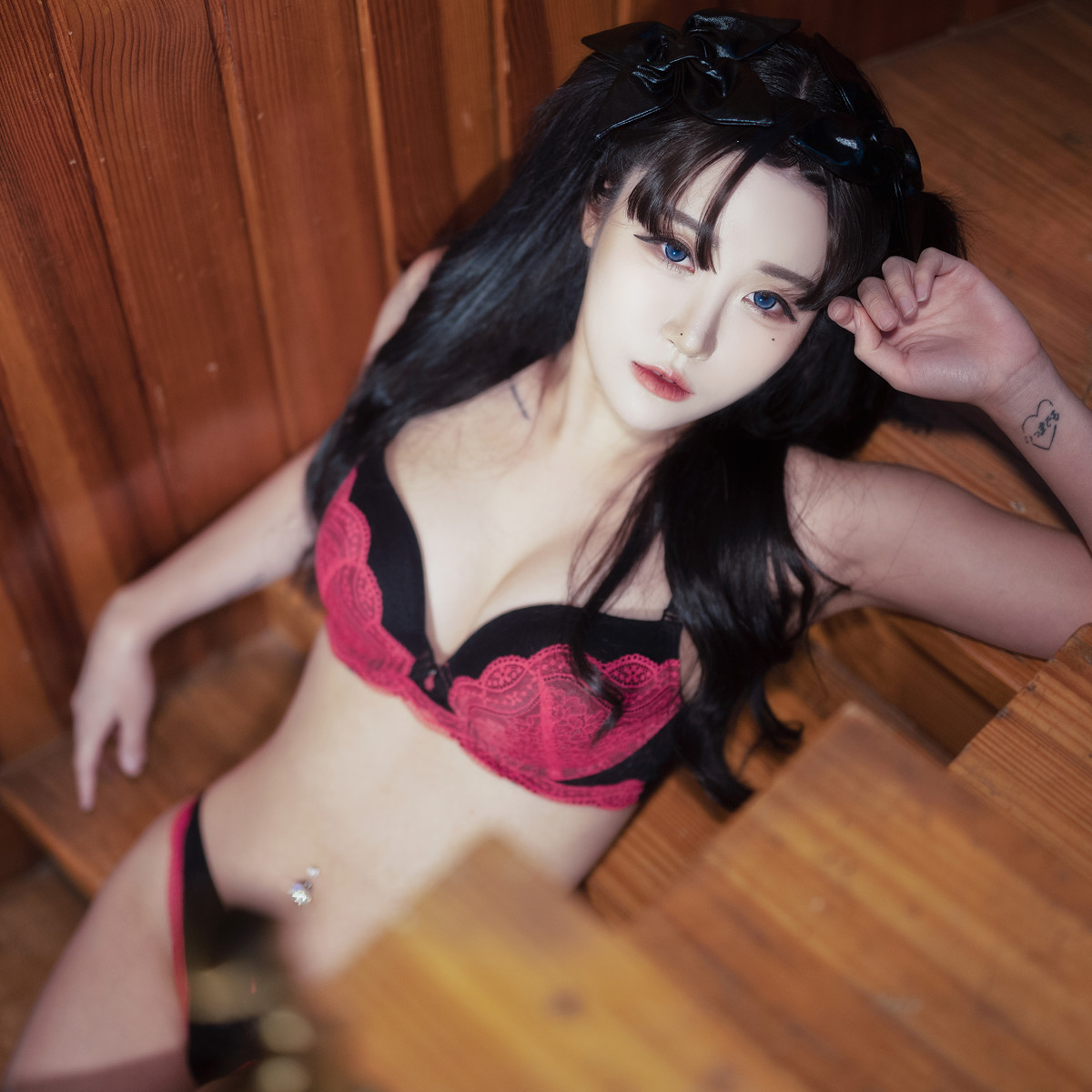Zia 지아, Jeong Bomi 정보미, BLUECAKE ‘Fate Saber x Thosaka Rin’ Set.01の写真 36
